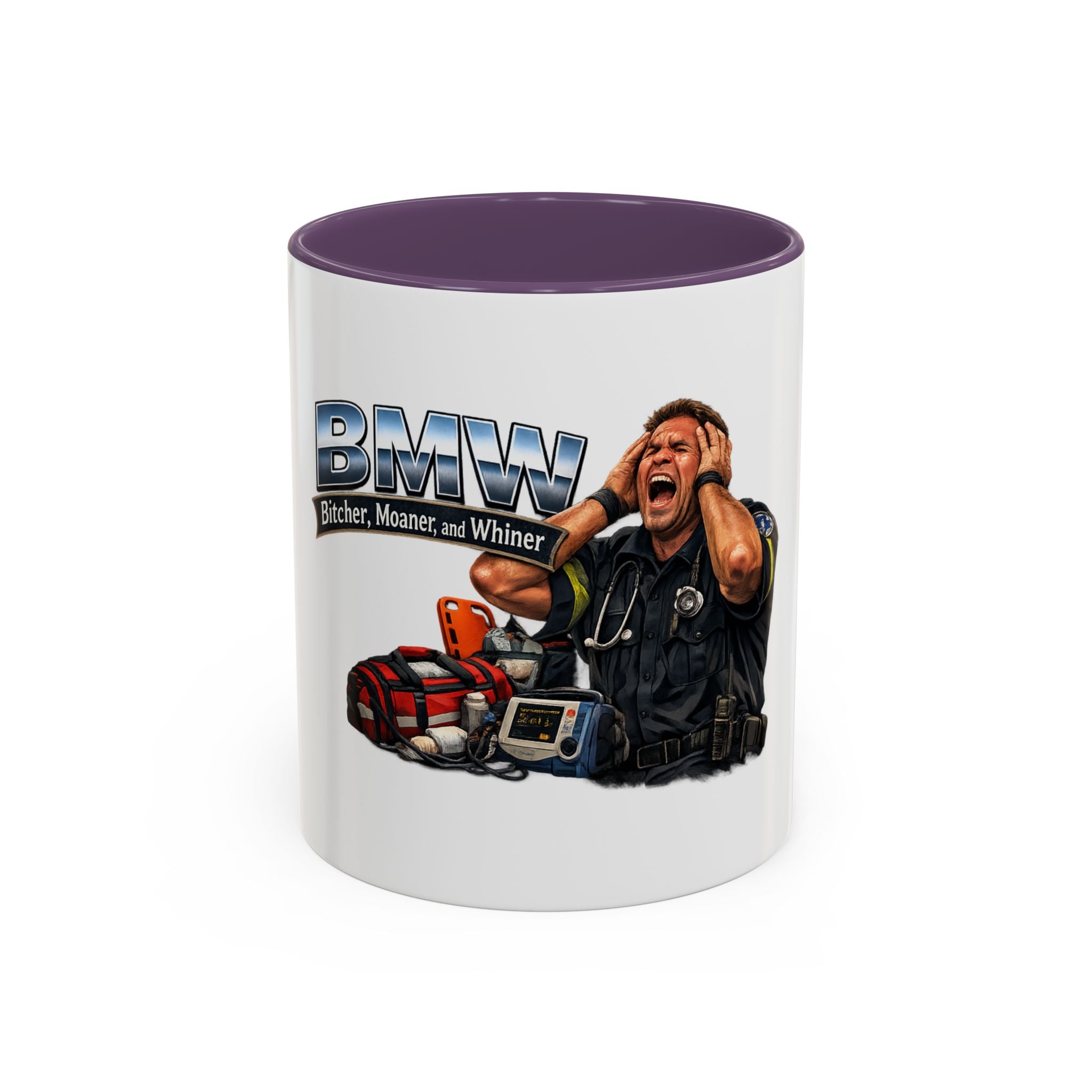 Paramedic Coffee Mug — "Bitter, Manner, and Whiner" EMS Rescue Mug (11/15oz)