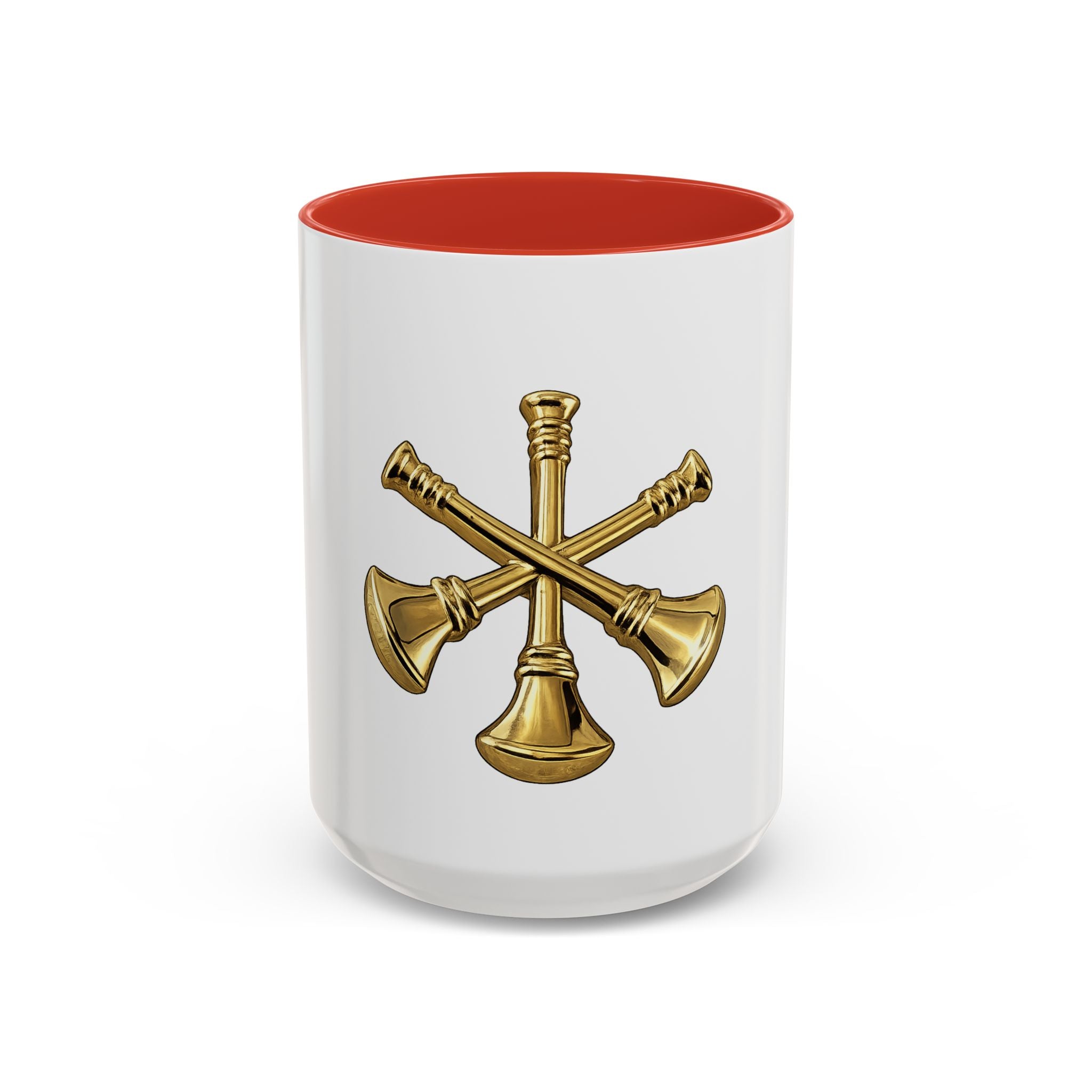 Fire Deputy Chief Accent Coffee Mug — Fire Division Chief Rank Graphic (11/15oz)