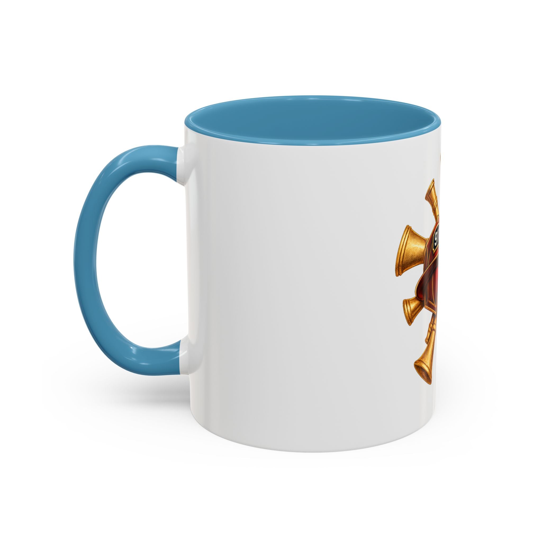Fire Chief EMS & Firefighter Maltese Cross Coffee Mug — 911 Rescue Medical Emblem Accent Mug