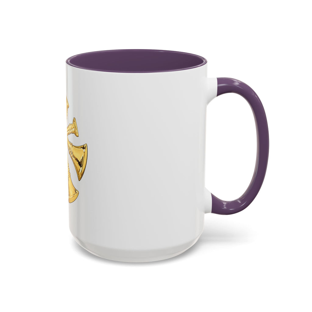 Deputy/Assistant Fire Chief Accent Coffee Mug — Firefighter Rank Insignia (11/15 oz)