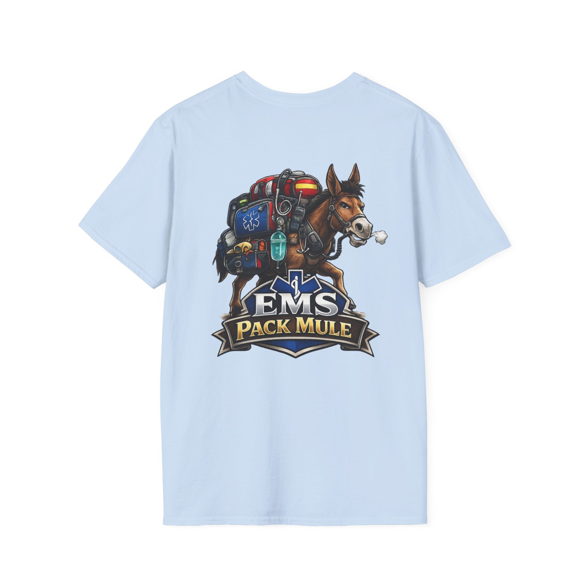 EMS Pack Mule EMS & Firefighter Humor T-Shirt