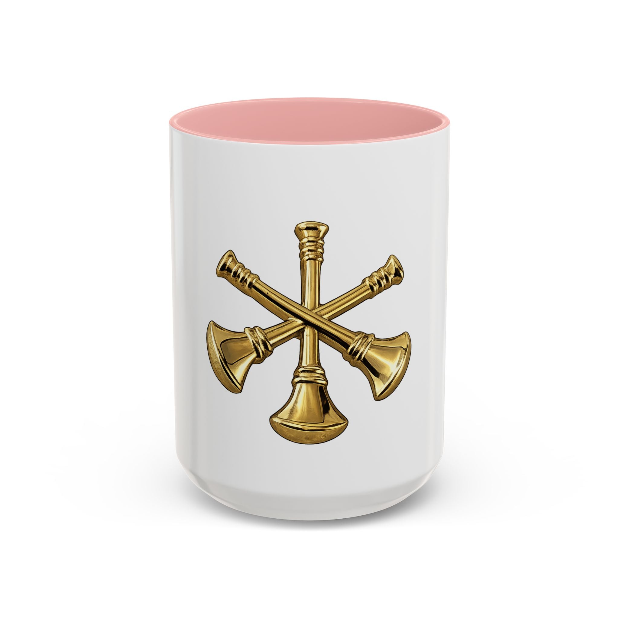 Fire Deputy Chief Accent Coffee Mug — Fire Division Chief Rank Graphic (11/15oz)