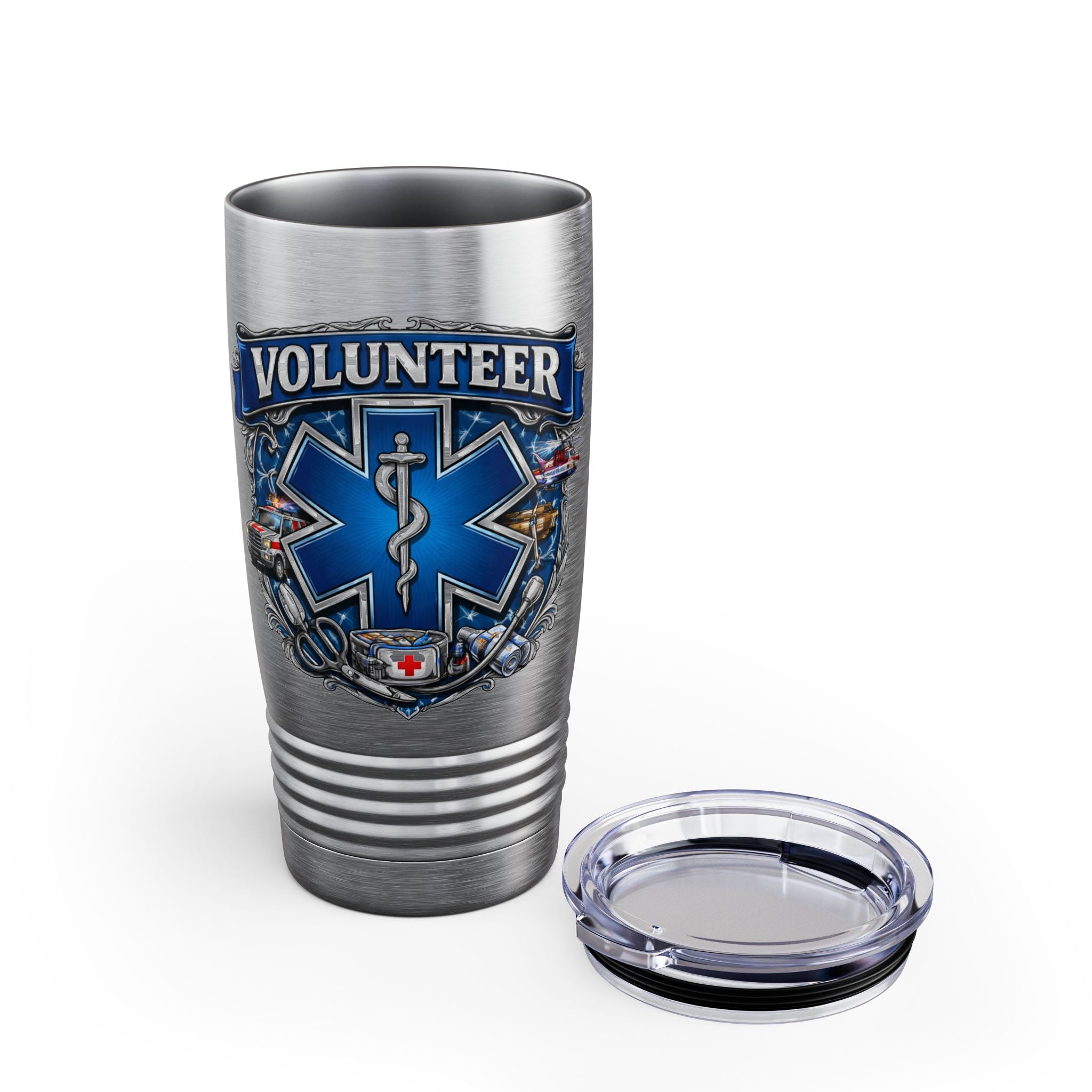 Volunteer EMT 20oz Tumbler – Medical Rescue Stainless Travel Cup