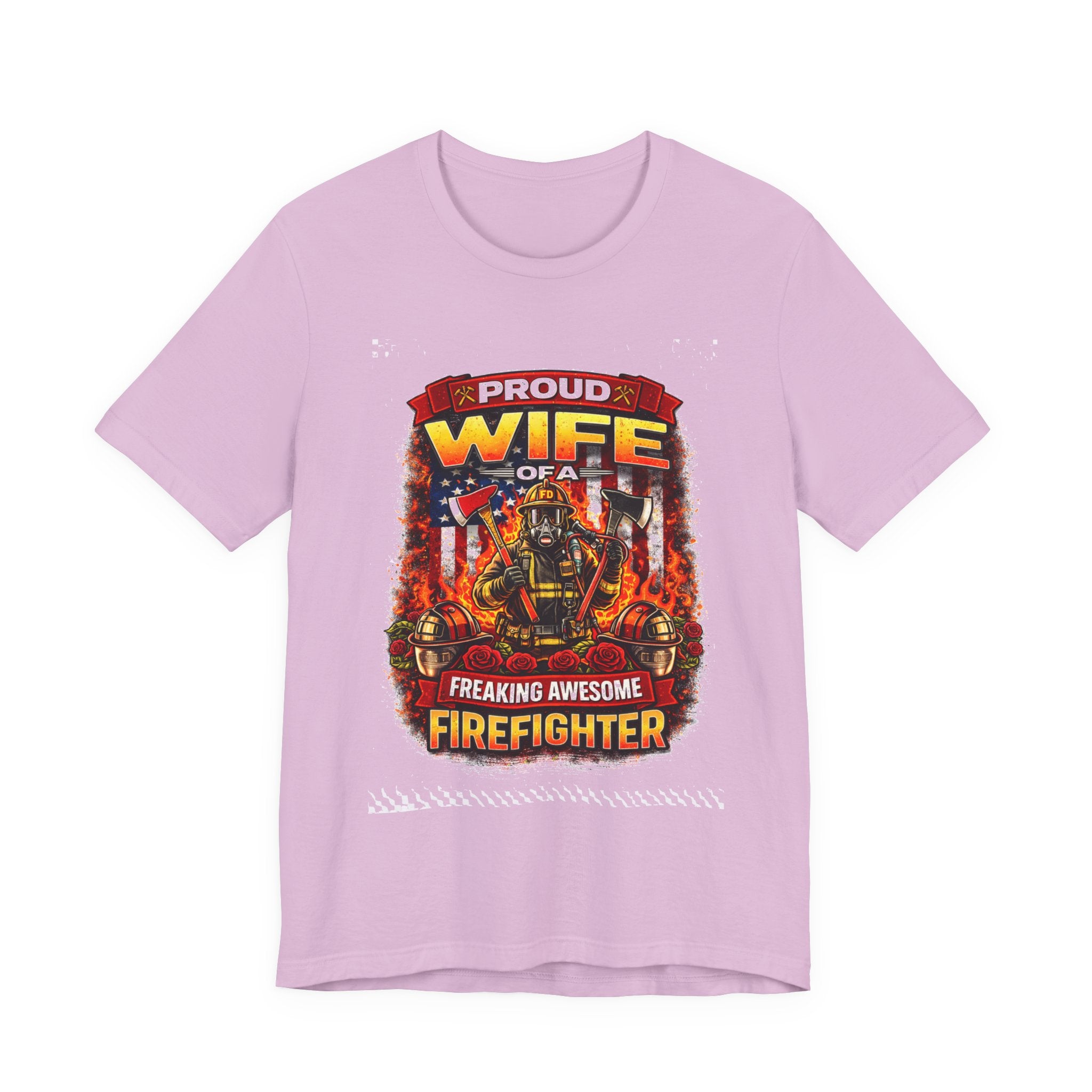 Proud Wife of a Freaking Awesome Firefighter T-Shirt