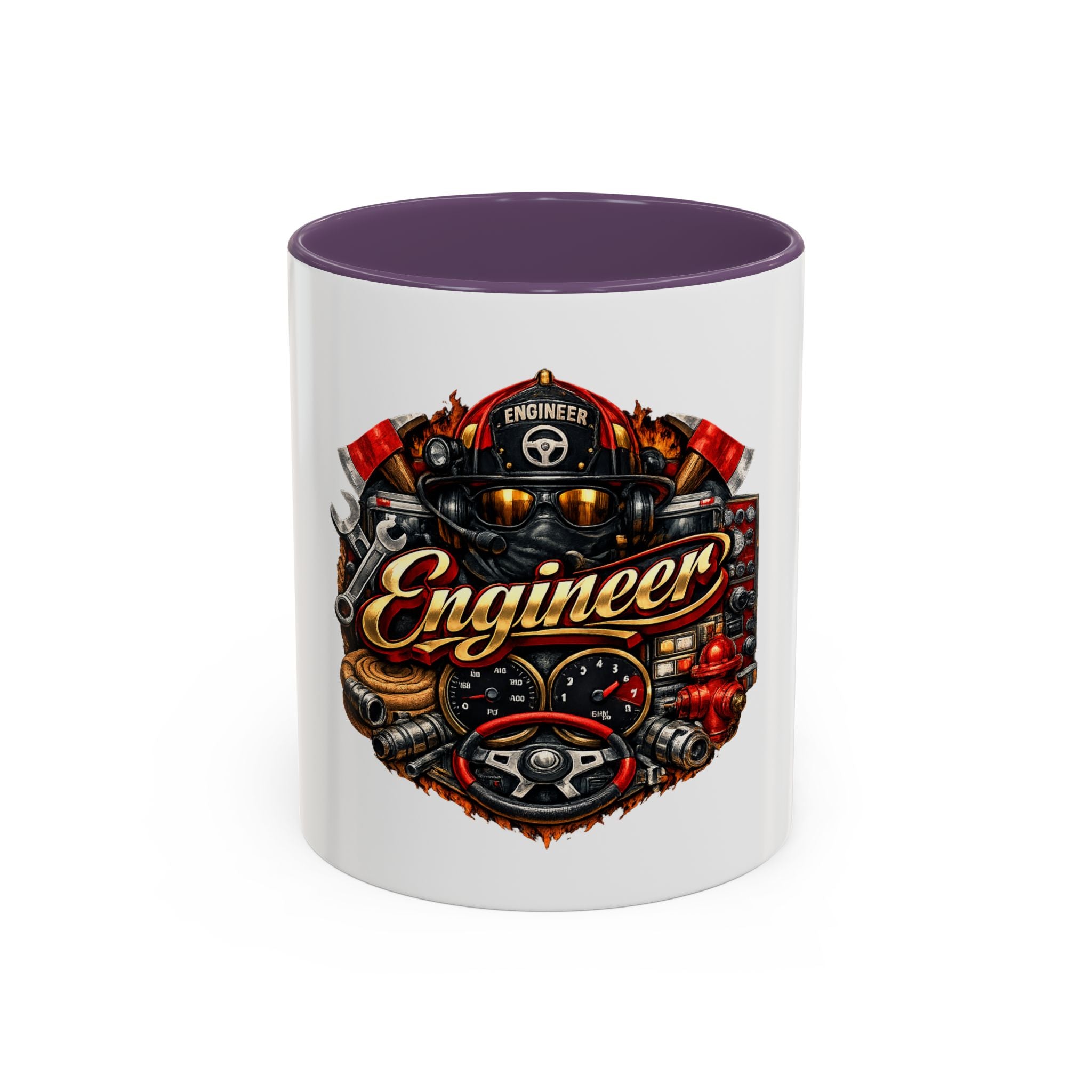 Engineer Coffee Mug — Vintage Mechanic Tools Design (11oz & 15oz Accent)
