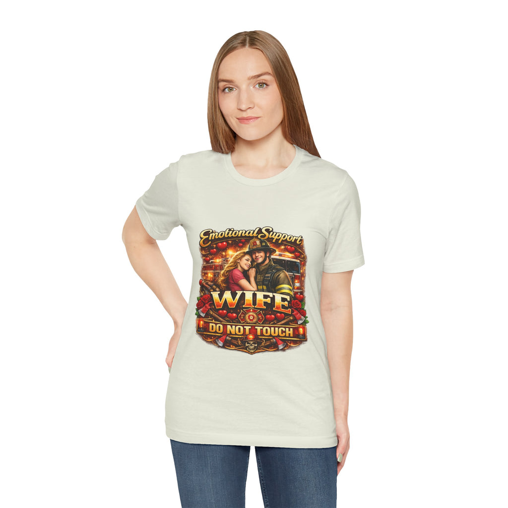 Emotional Support Wife T-Shirt – "Do Not Touch" Graphic Tee