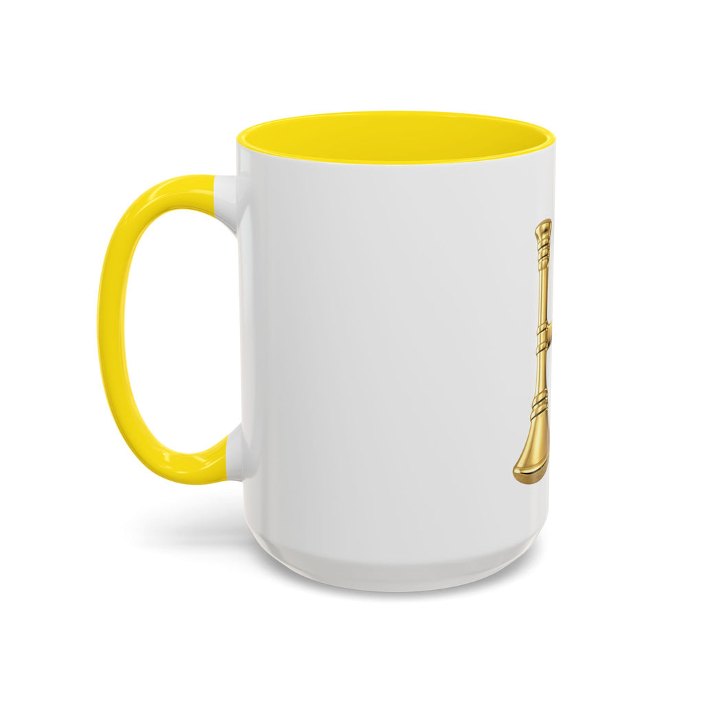 Fire Captain Accent Coffee Mug — Fire Captain Rank Emblem (11/15 oz)