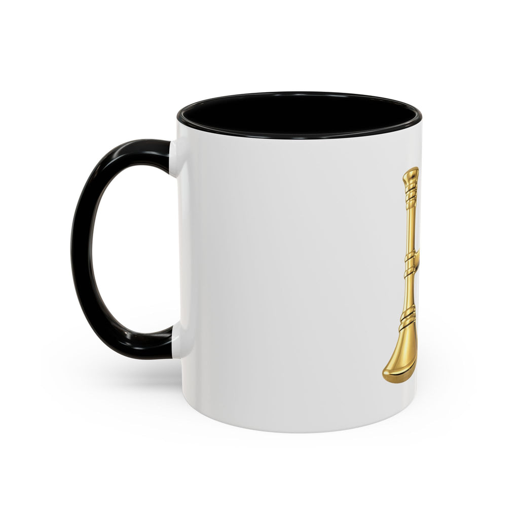 Fire Captain Accent Coffee Mug — Fire Captain Rank Emblem (11/15 oz)