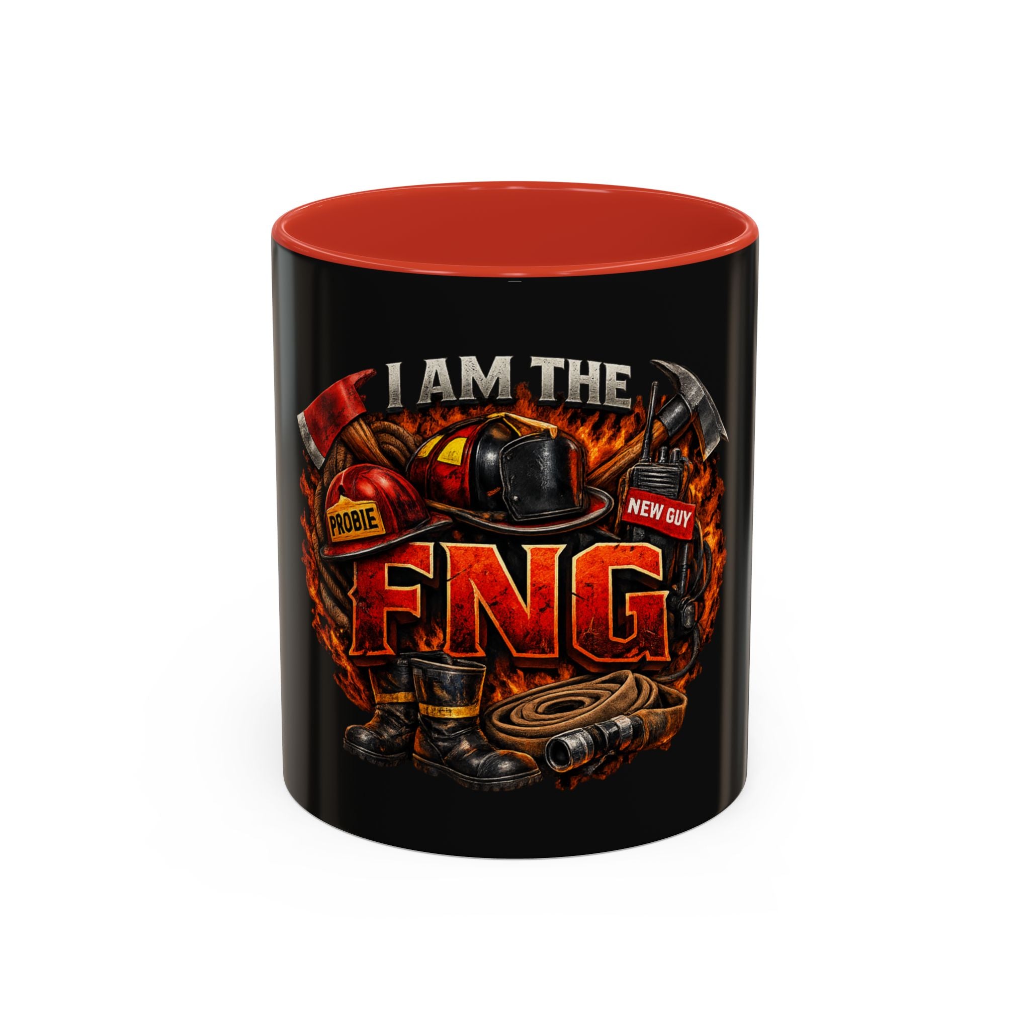 I Am The FNG Coffee Mug — Firefighter New Guy 11/15oz Accent Mug