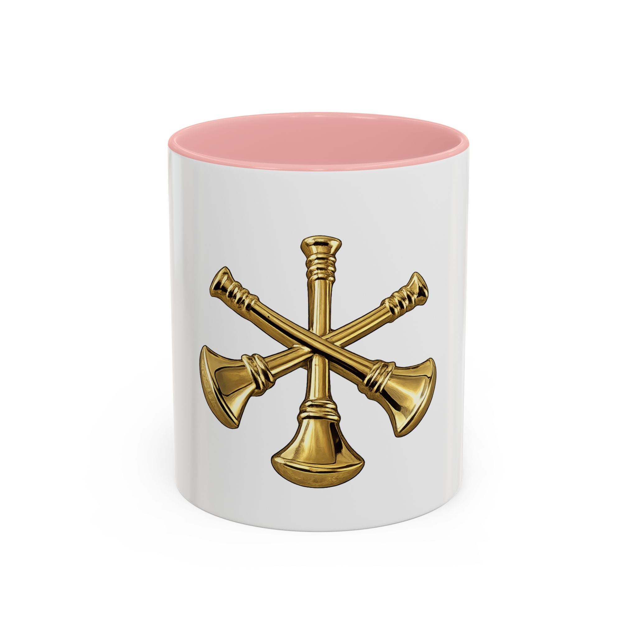 Fire Deputy Chief Accent Coffee Mug — Fire Division Chief Rank Graphic (11/15oz)