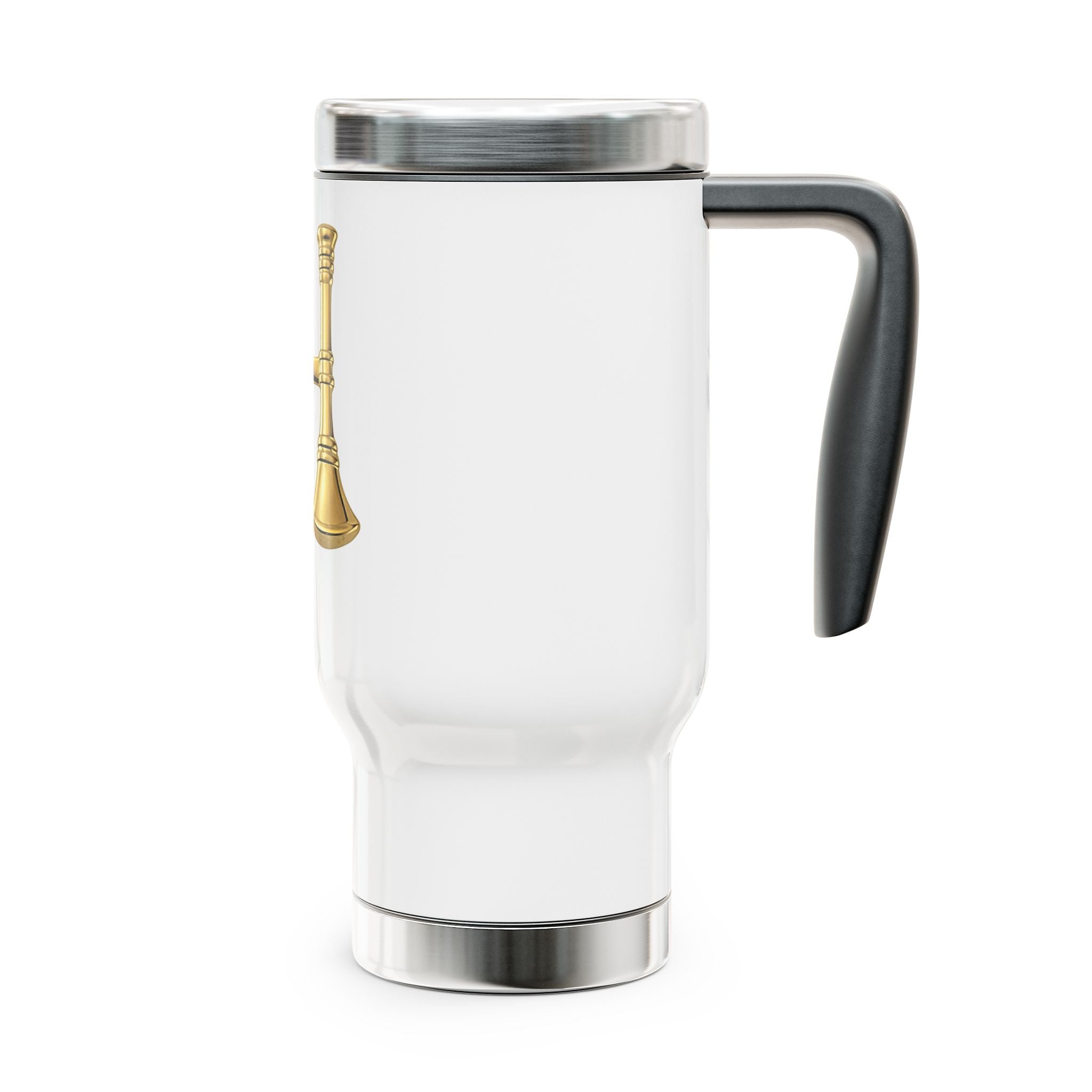 Fire Captain Two Bugles 14oz Stainless Steel Insulated Handle Mug