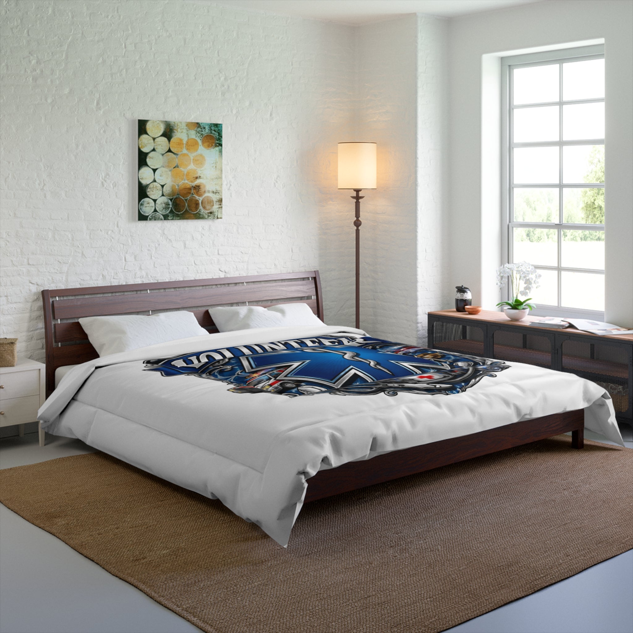 Volunteer EMT Comforter – Star of Life Medical Patch Bedding