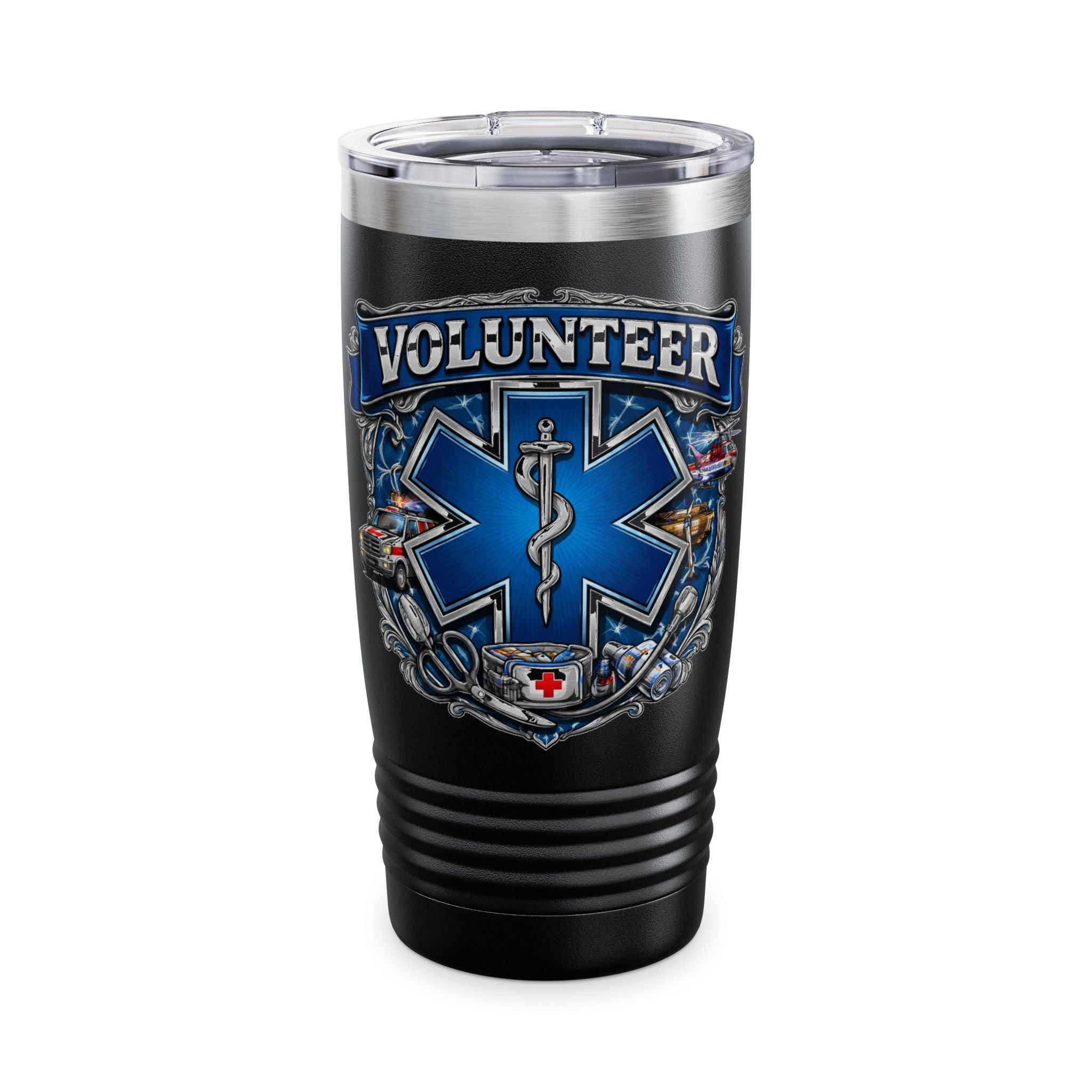 Volunteer EMT 20oz Tumbler – Medical Rescue Stainless Travel Cup