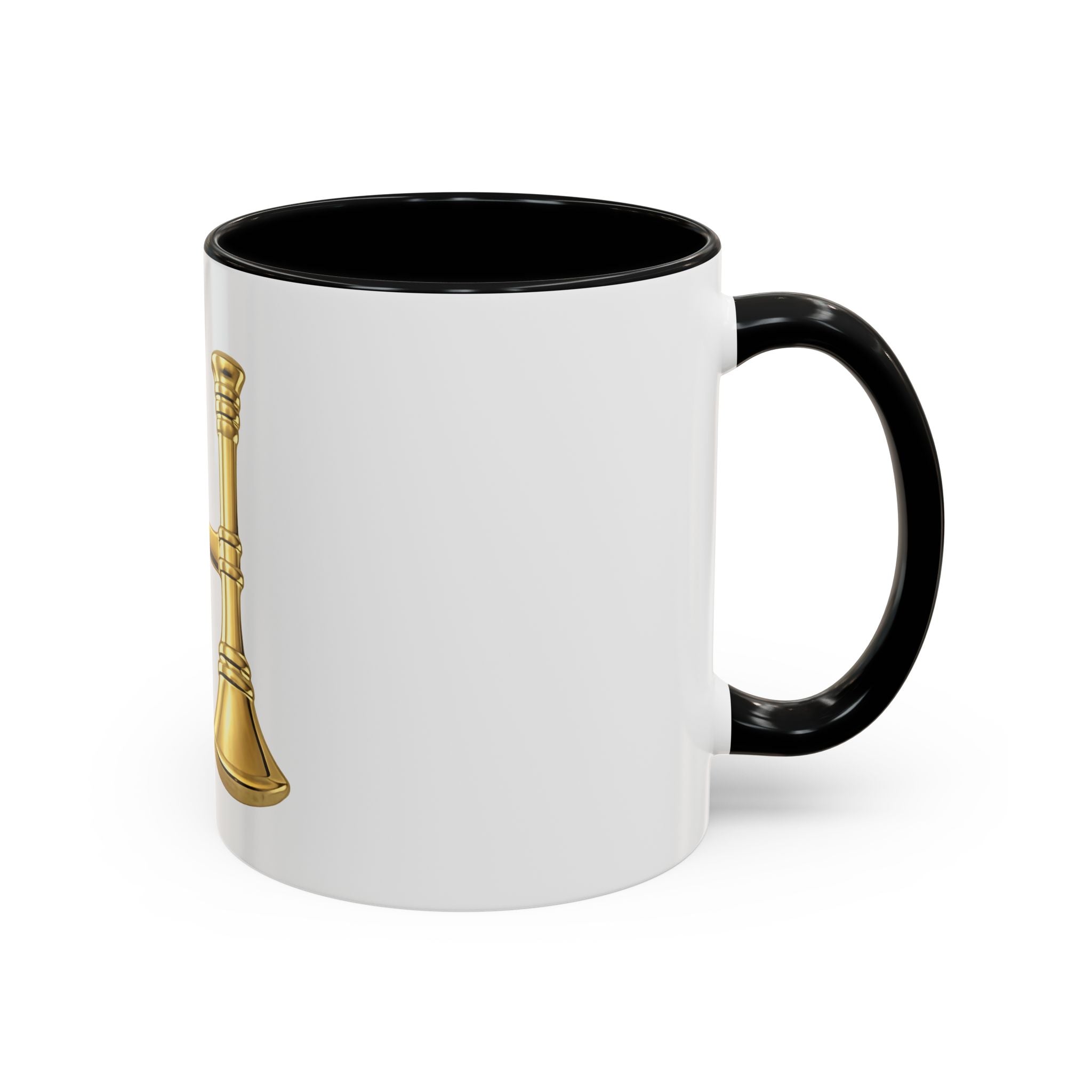 Fire Captain Accent Coffee Mug — Fire Captain Rank Emblem (11/15 oz)