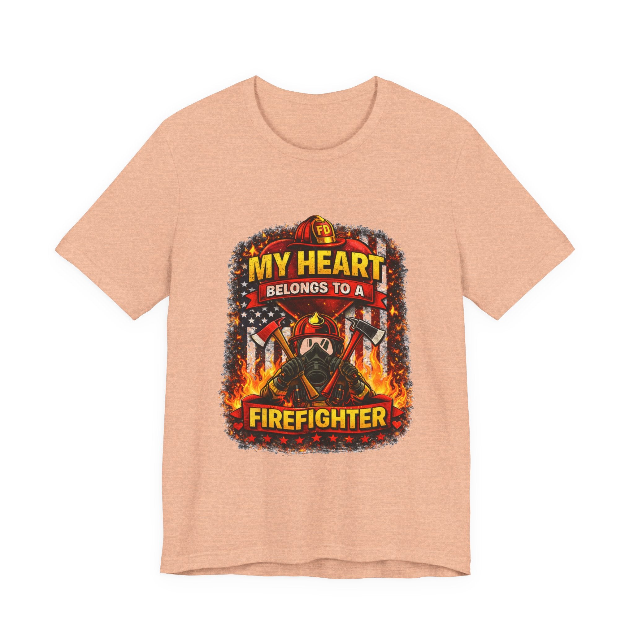 My Heart Belongs to a Firefighter T-Shirt