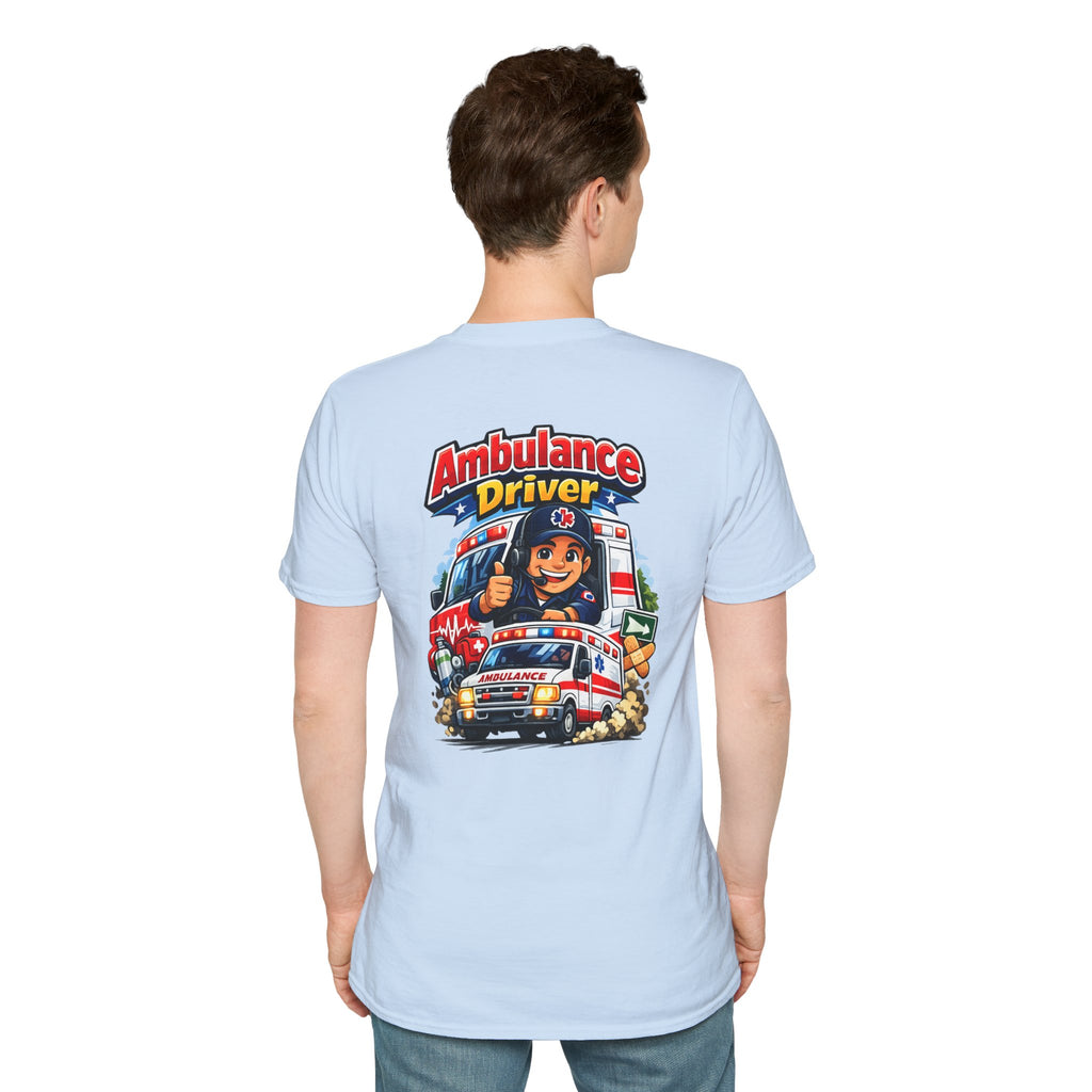 Ambulance Driver T-Shirt – Retro Emergency Vehicle Graphic Tee