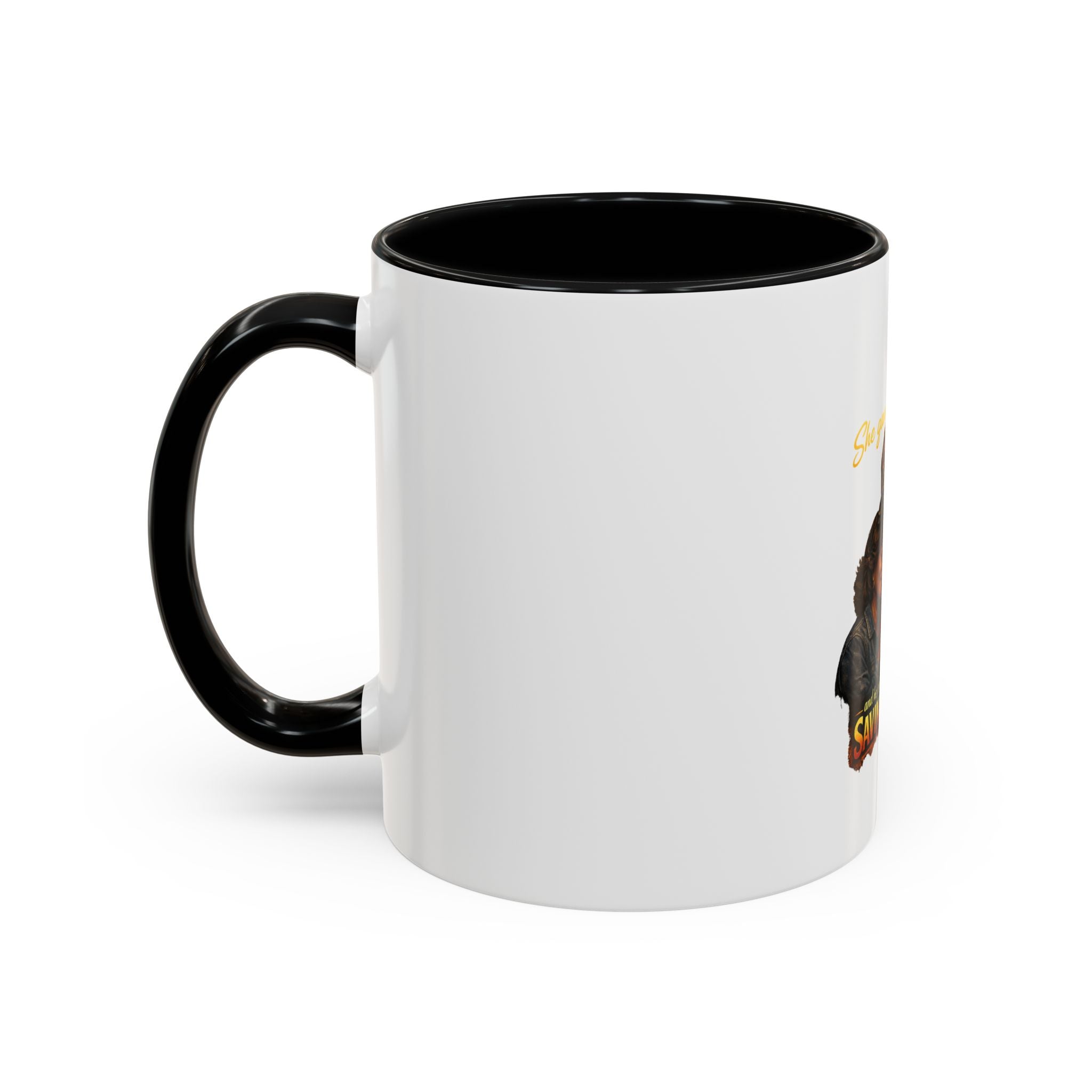 Firefighter Coffee Mug — "She Gave Him Life... He Chose to Spend It Saving Others" Tribute