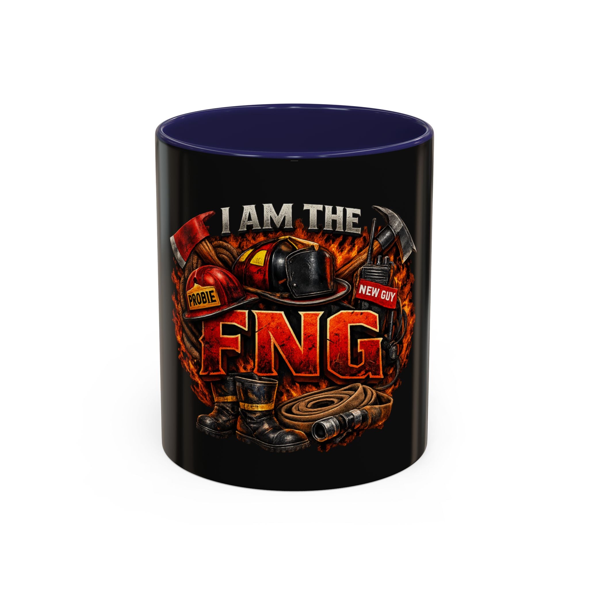 I Am The FNG Coffee Mug — Firefighter New Guy 11/15oz Accent Mug