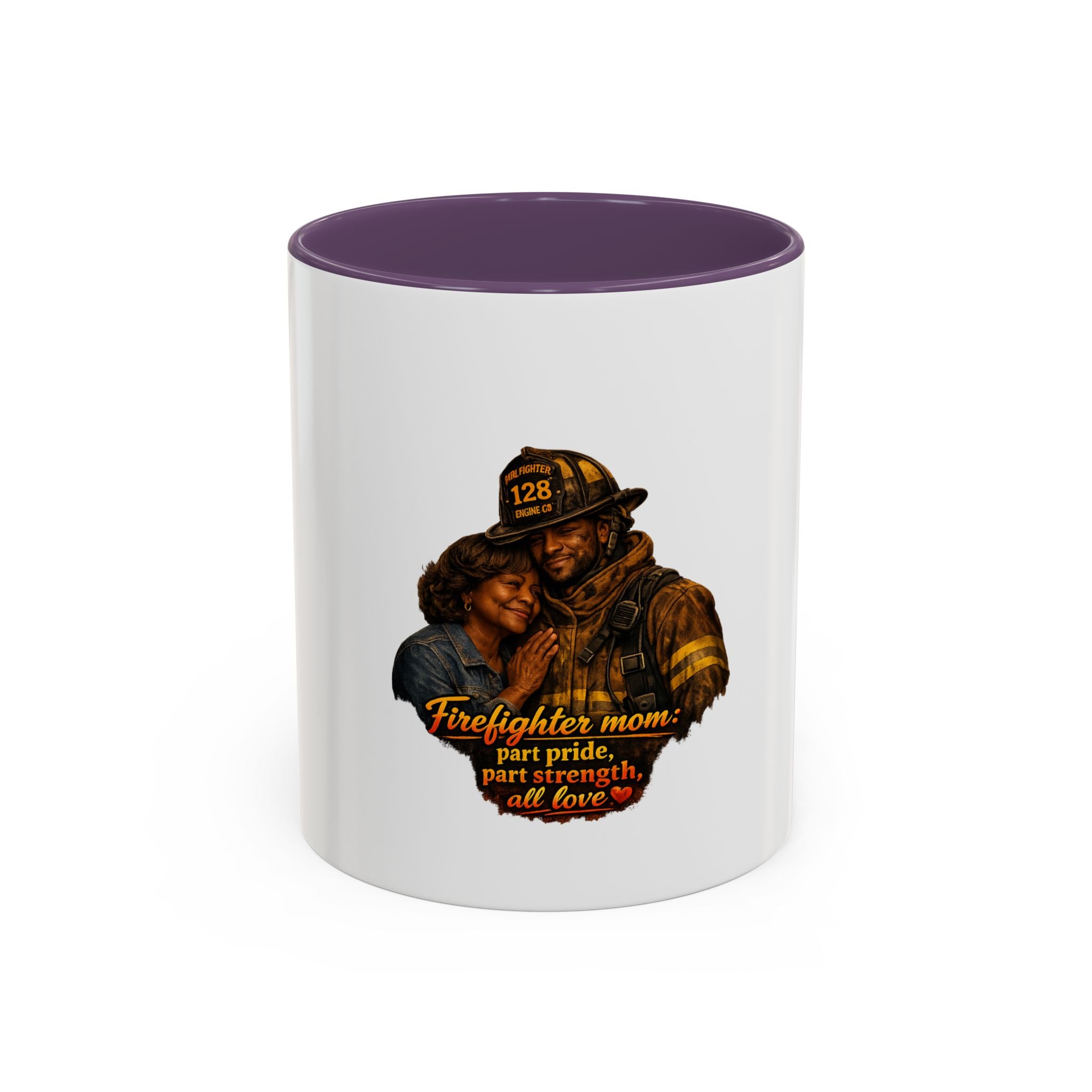Firefighter Mom Coffee Mug — “Part Pride, Part Strength, All Love” (11/15oz)