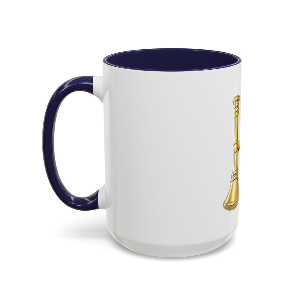 Fire Captain Accent Coffee Mug — Fire Captain Rank Emblem (11/15 oz)