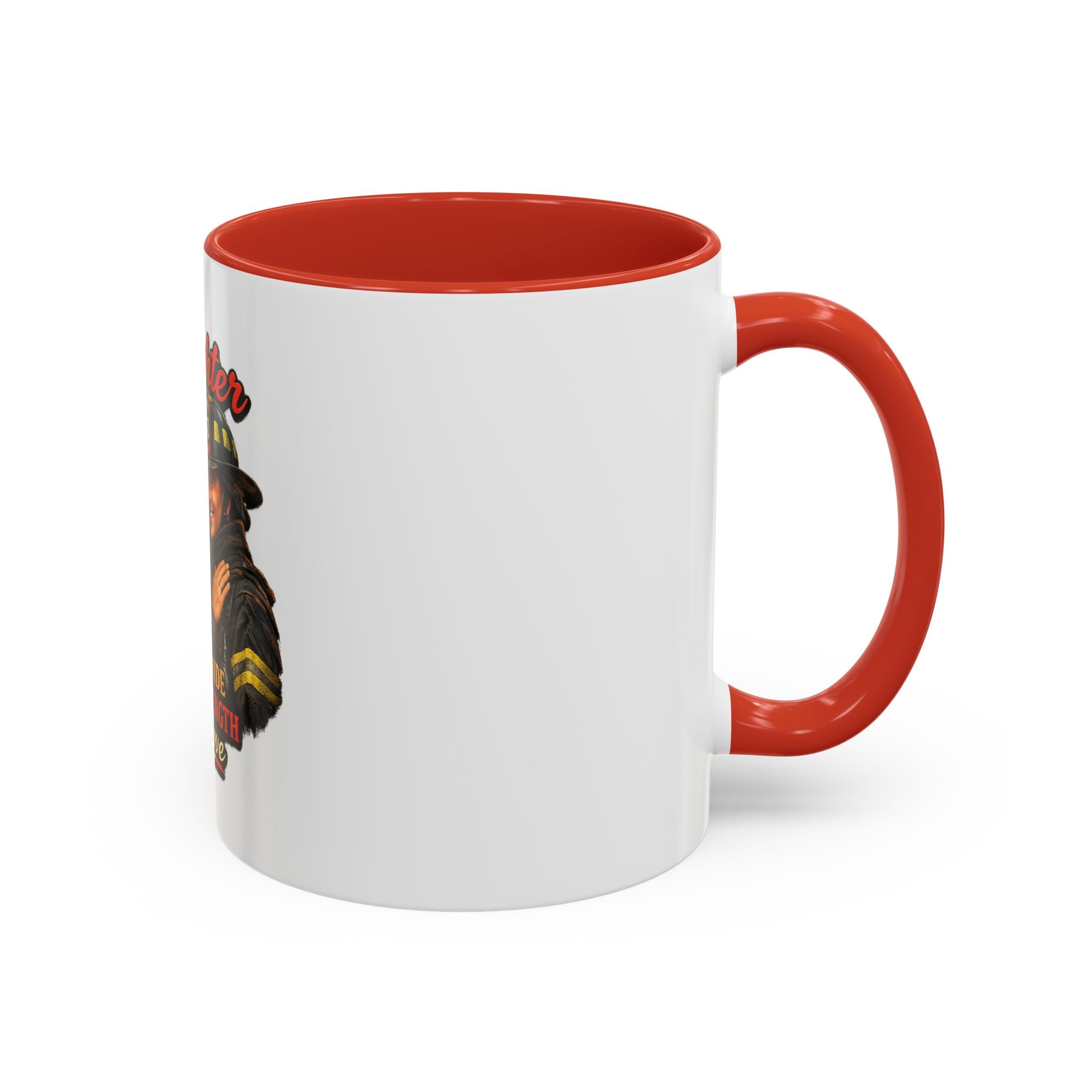 Firefighter Mom Coffee Mug — "Part Pride, Part Strength, All Love" (11/15oz)
