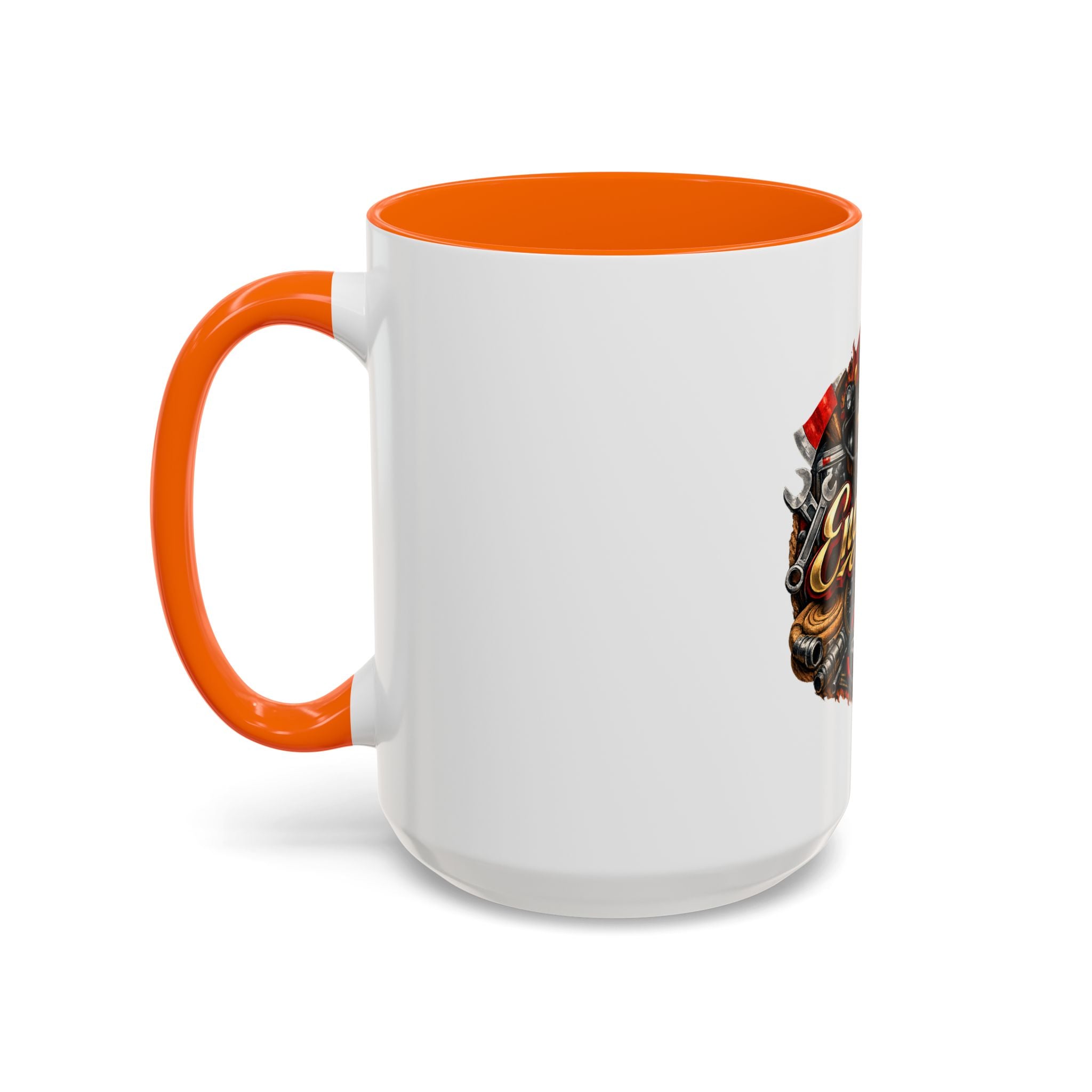 Engineer Coffee Mug — Vintage Mechanic Tools Design (11oz & 15oz Accent)