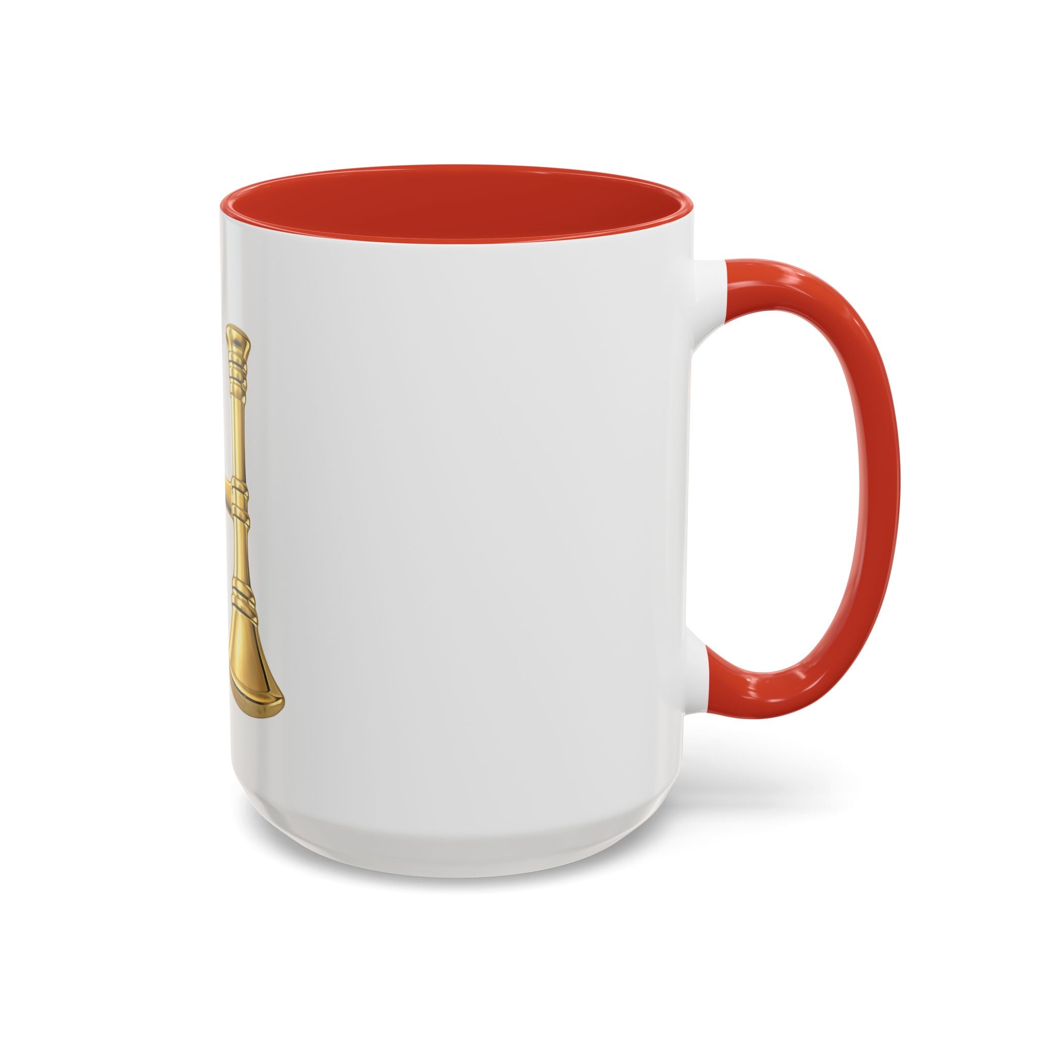 Fire Captain Accent Coffee Mug — Fire Captain Rank Emblem (11/15 oz)