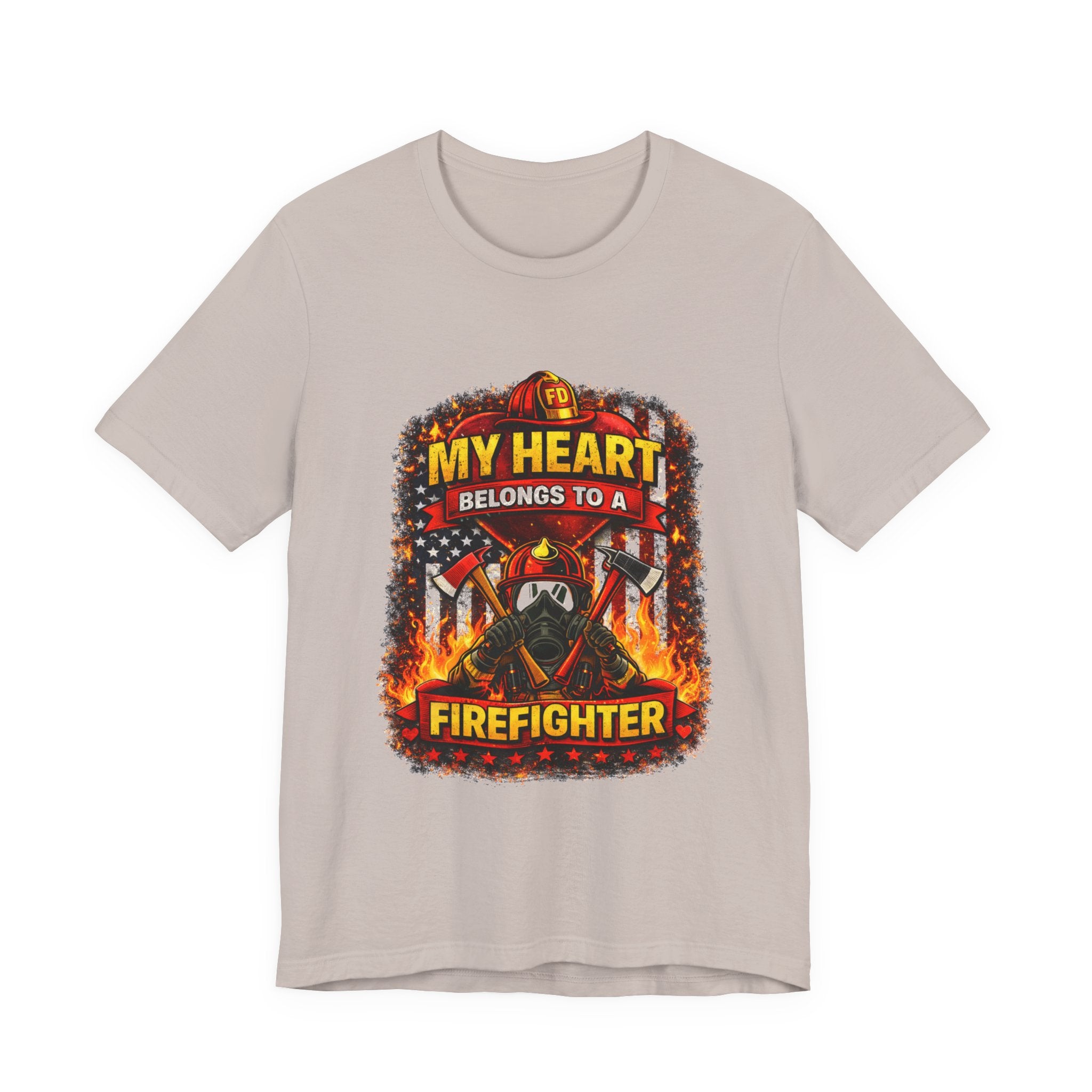 My Heart Belongs to a Firefighter T-Shirt