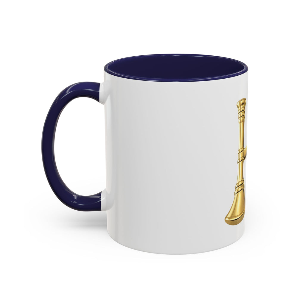 Fire Captain Accent Coffee Mug — Fire Captain Rank Emblem (11/15 oz)