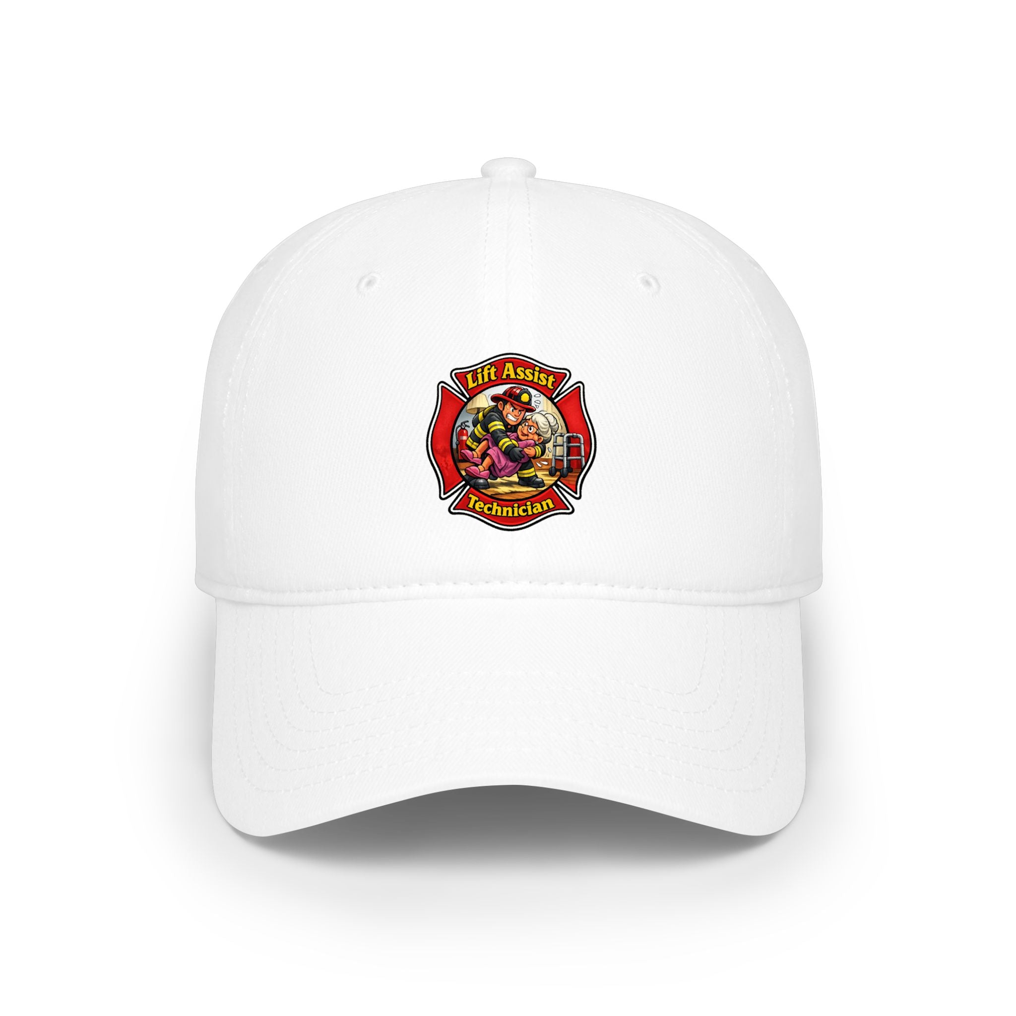 Firefighter Maltese Cross Cap — "Lift Assist Technician"