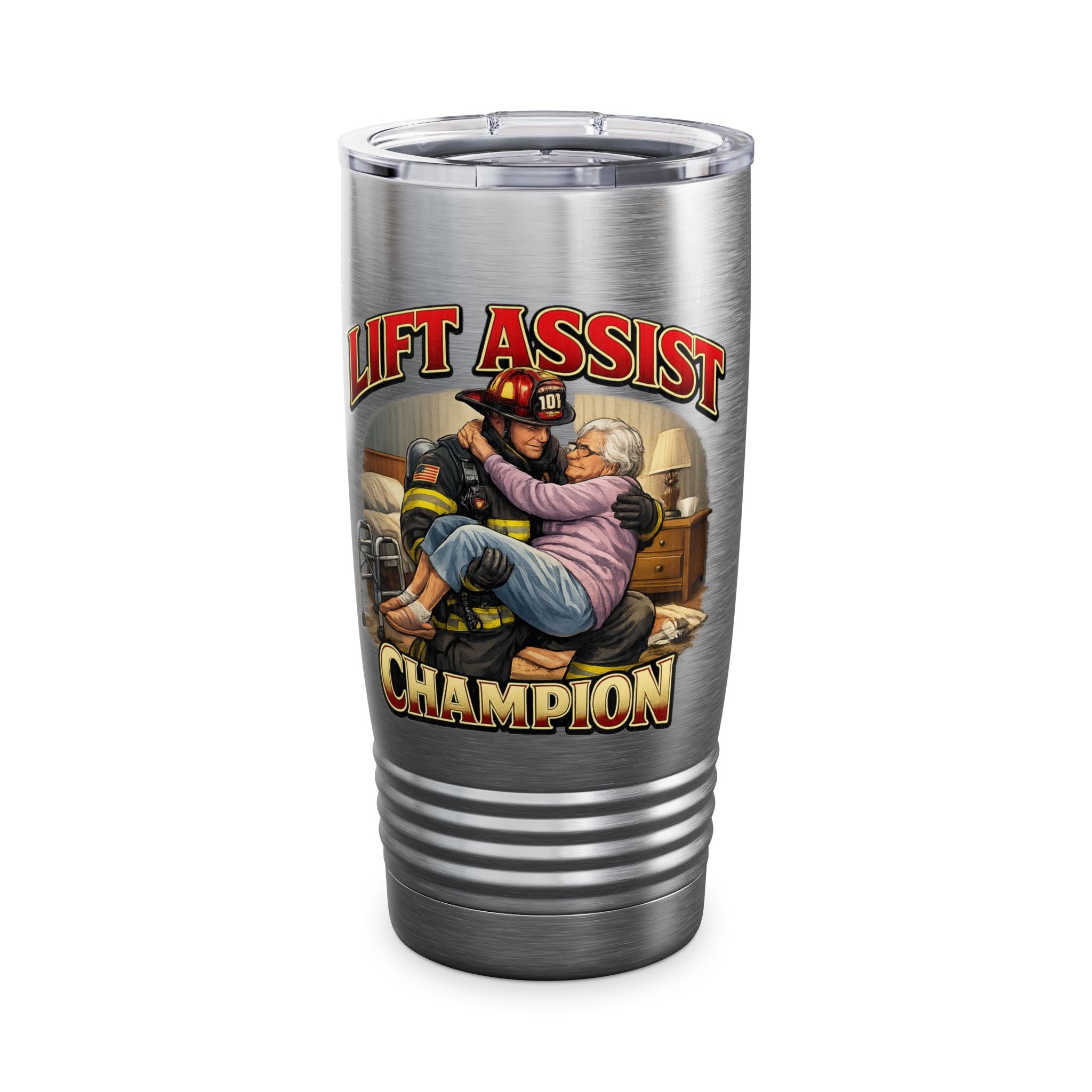 Lift Assist Champion 20oz Tumbler – Firefighter Caregiver Tribute