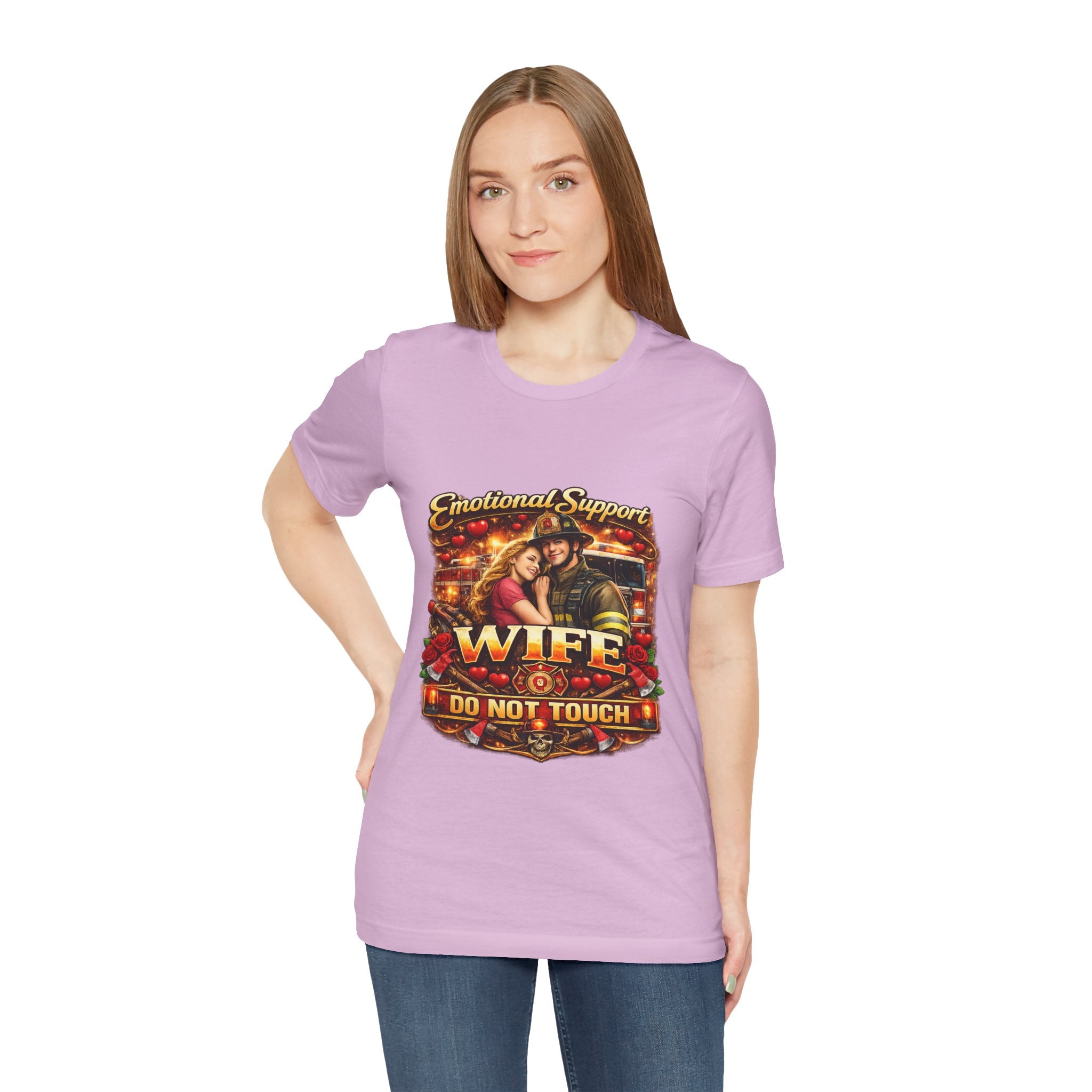 Emotional Support Wife T-Shirt – "Do Not Touch" Graphic Tee