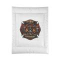 Fire Department Comforter – Maltese Cross Firefighter Emblem Bedding