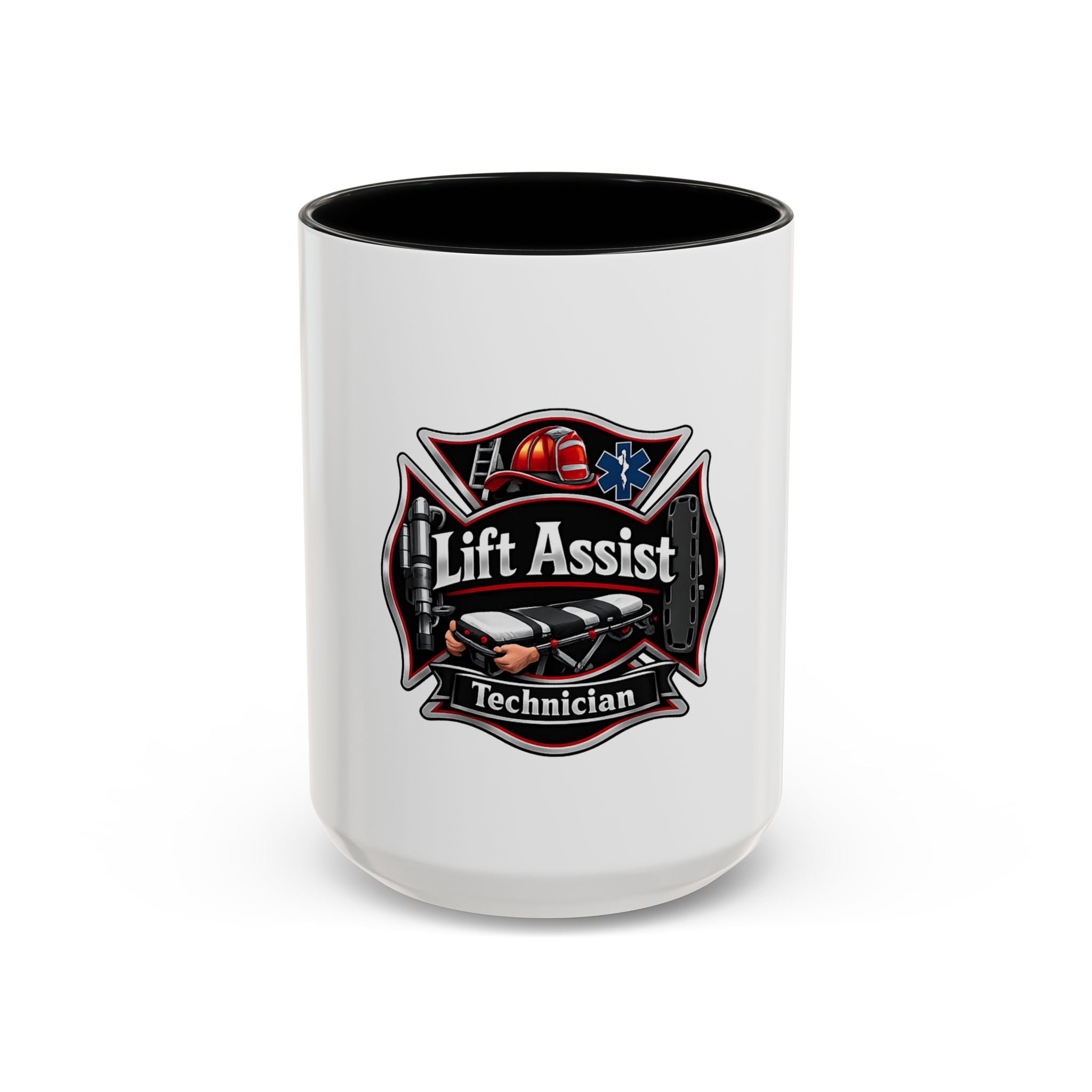 Lift Assist Technician Coffee Mug — Emergency Rescue EMT Firefighter Tribute (11/15 oz)