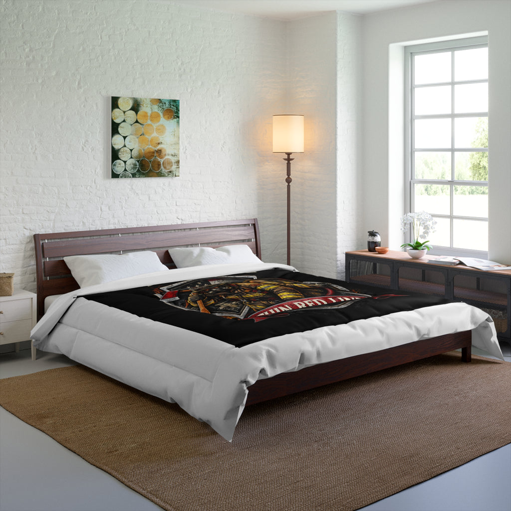 Comforter – Honor the Thin Red Line Firefighter Tribute Comforter