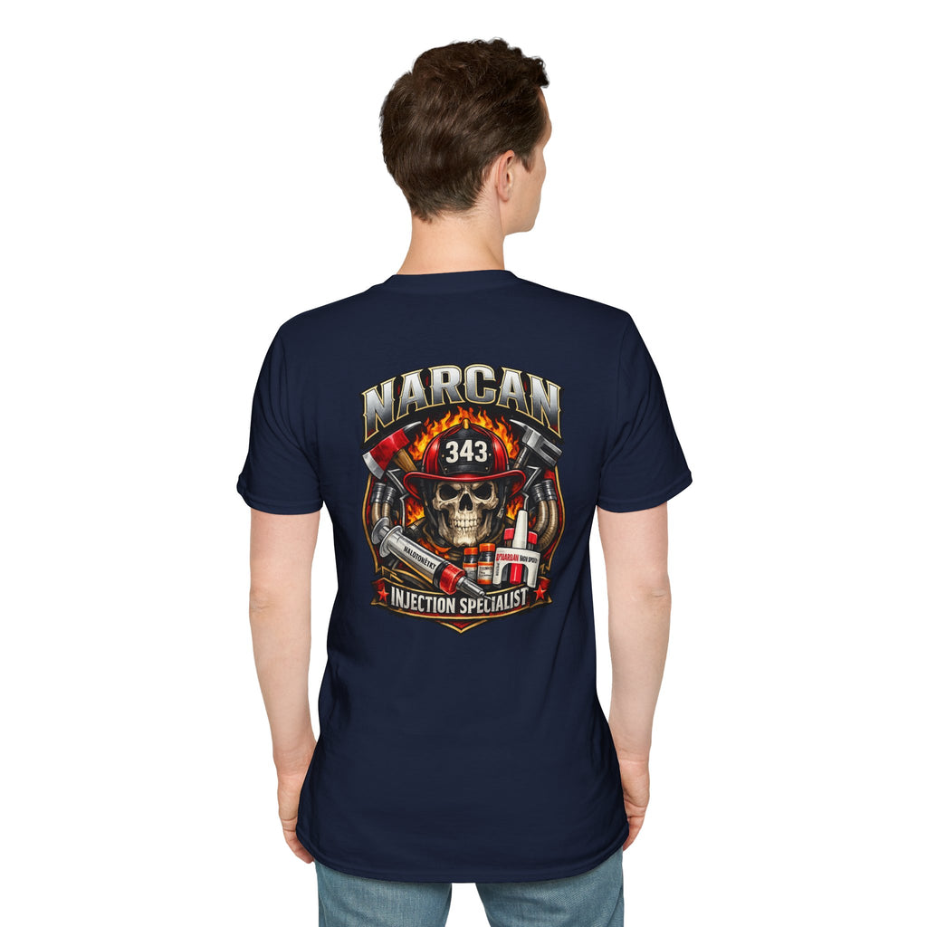 Narcan Injection Specialist Firefighter T-Shirt