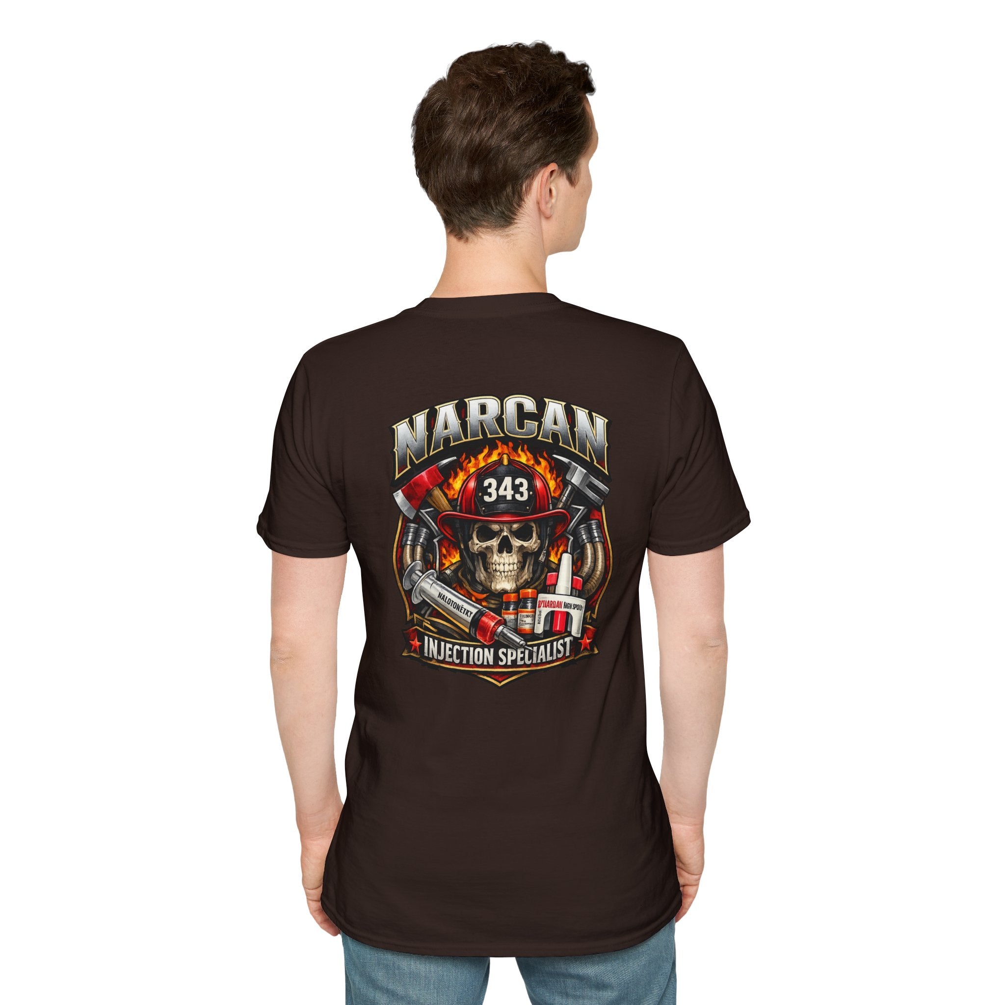 Narcan Injection Specialist Firefighter T-Shirt