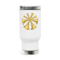 Deputy Fire Chief/Assistant Fire Chief Four Bugles 14oz Stainless Steel Travel Mug with Handle