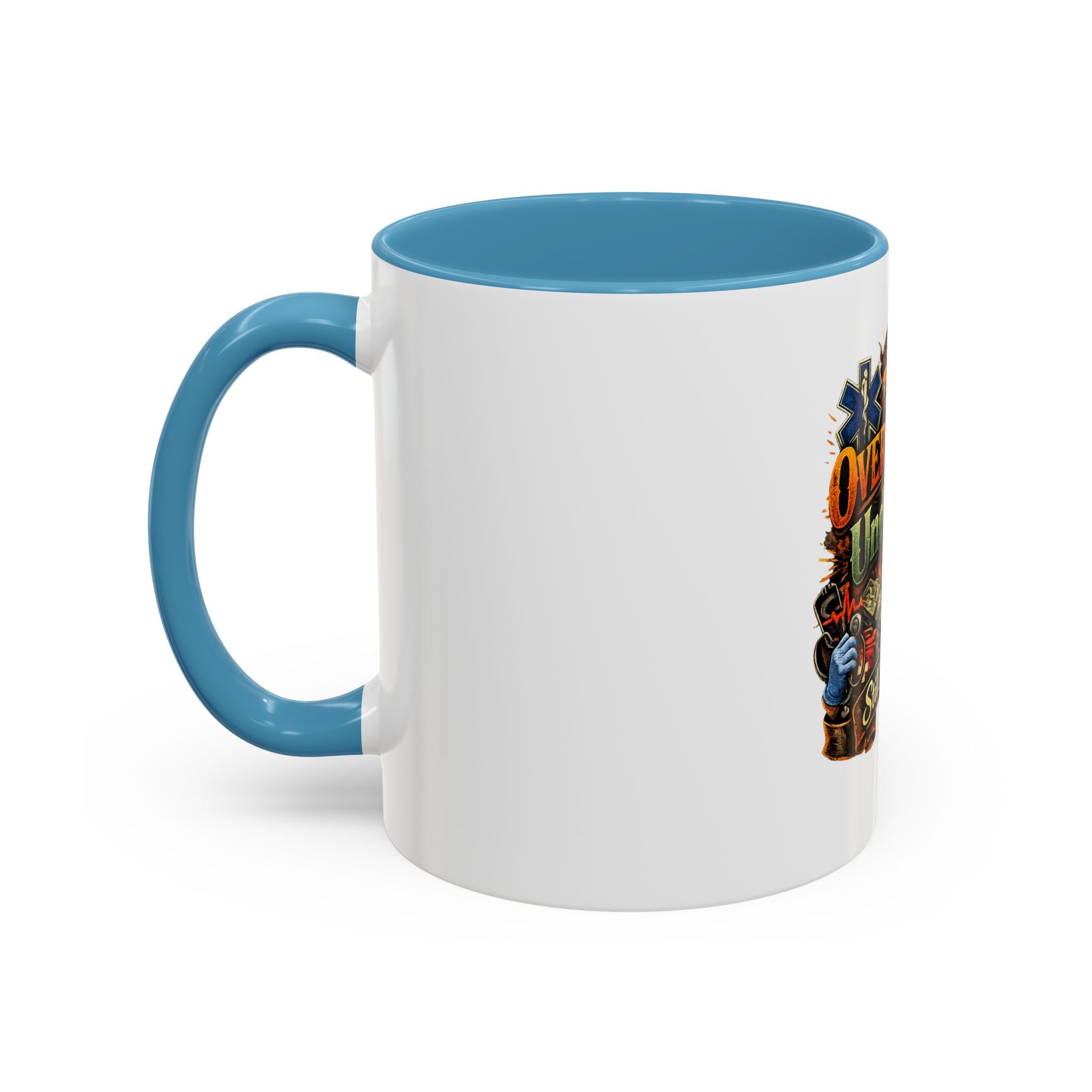 Overworked Underpaid Coffee Mug – "Still Worth It" Rustic Gift for Workers