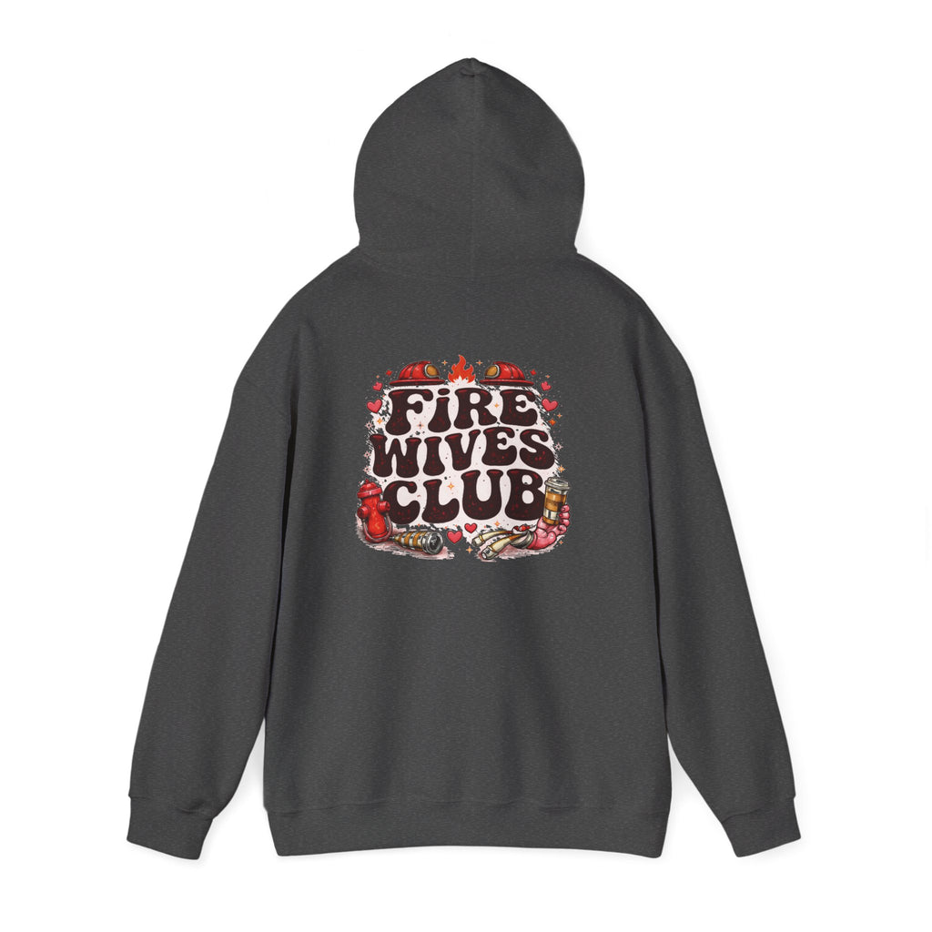 Hoodie — "Fire Wives Club" Graphic Pullover