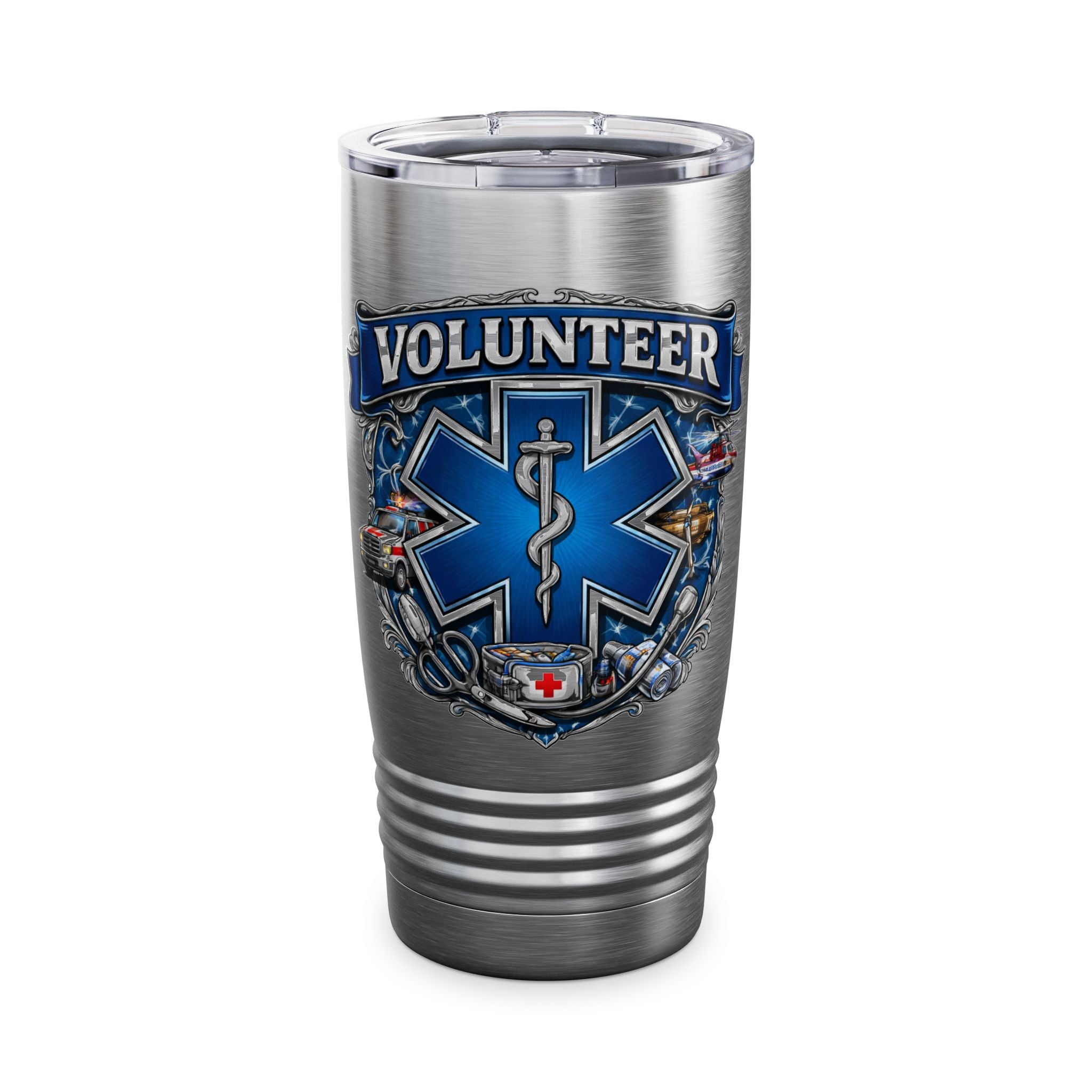 Volunteer EMT 20oz Tumbler – Medical Rescue Stainless Travel Cup