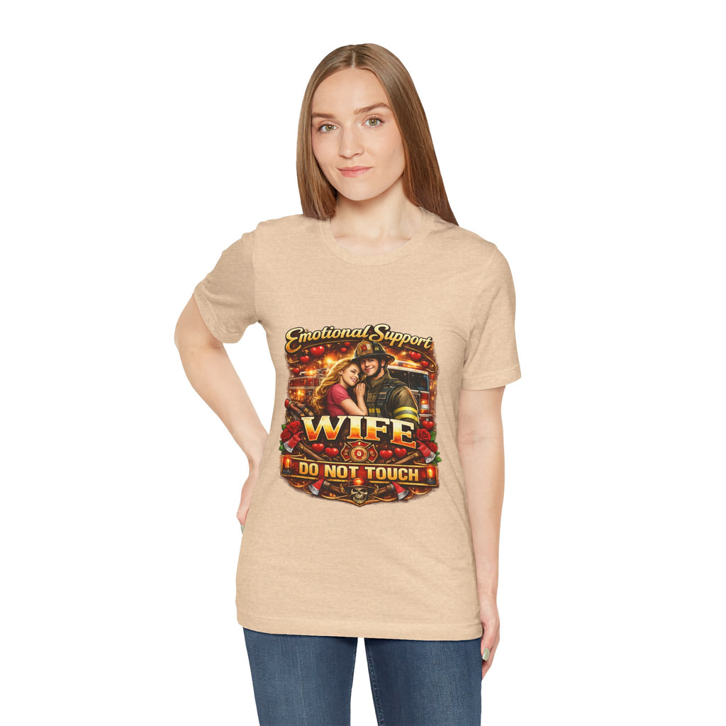 Emotional Support Wife T-Shirt – "Do Not Touch" Graphic Tee