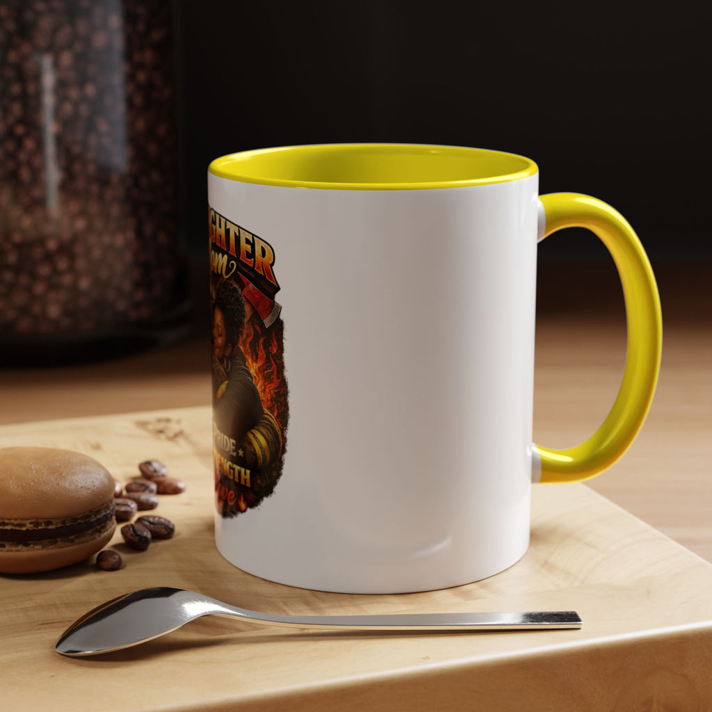 Firefighter Mom Coffee Mug — "Part Pride, Part Strength, All Love" (11/15oz)