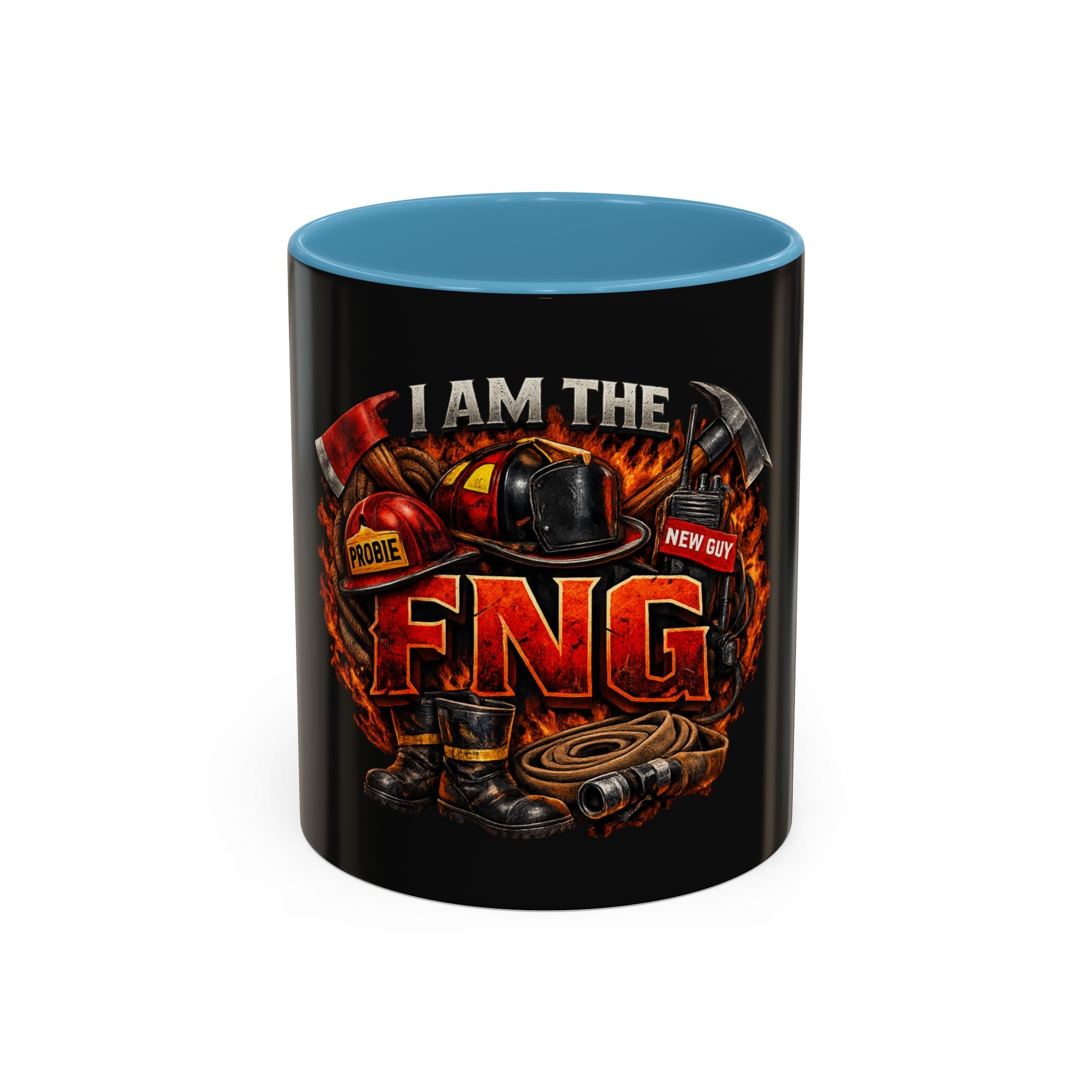 I Am The FNG Coffee Mug — Firefighter New Guy 11/15oz Accent Mug