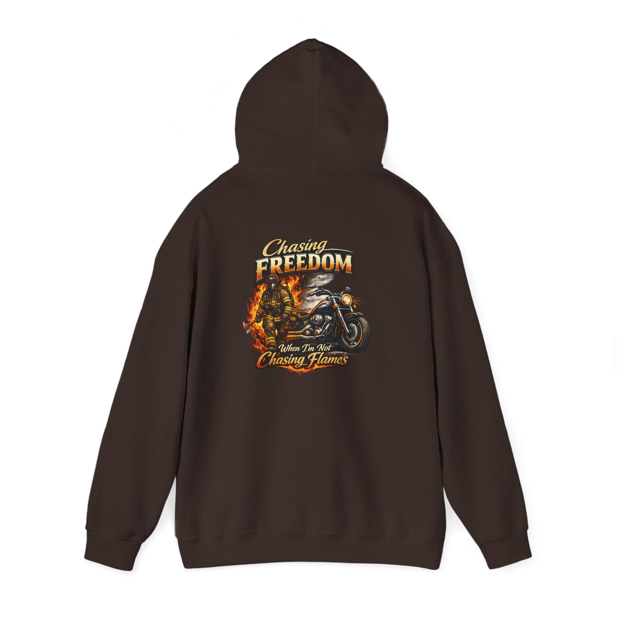 Freedom Motorcycle Hoodie — Chasing Flame Biker Hooded Sweatshirt