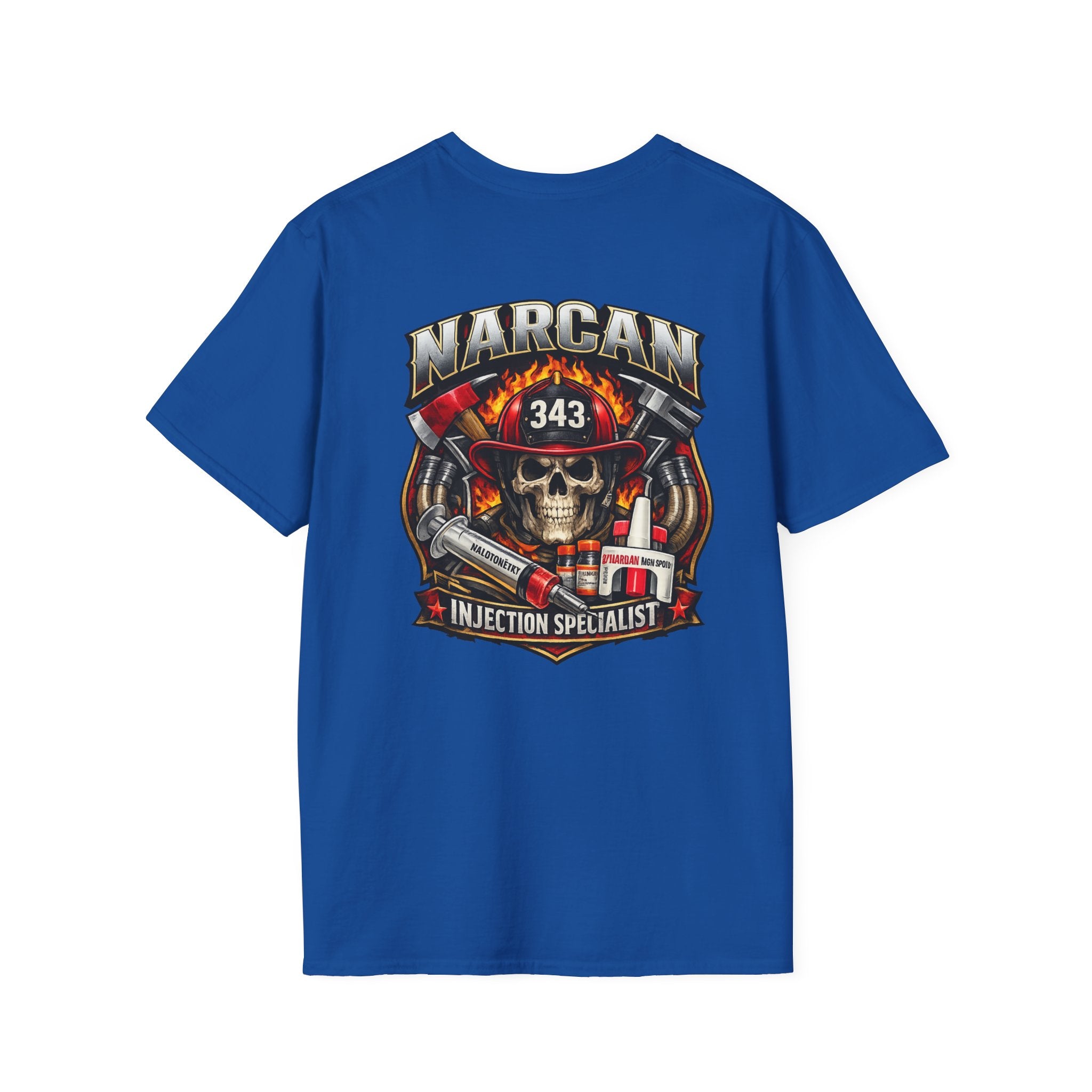 Narcan Injection Specialist Firefighter T-Shirt