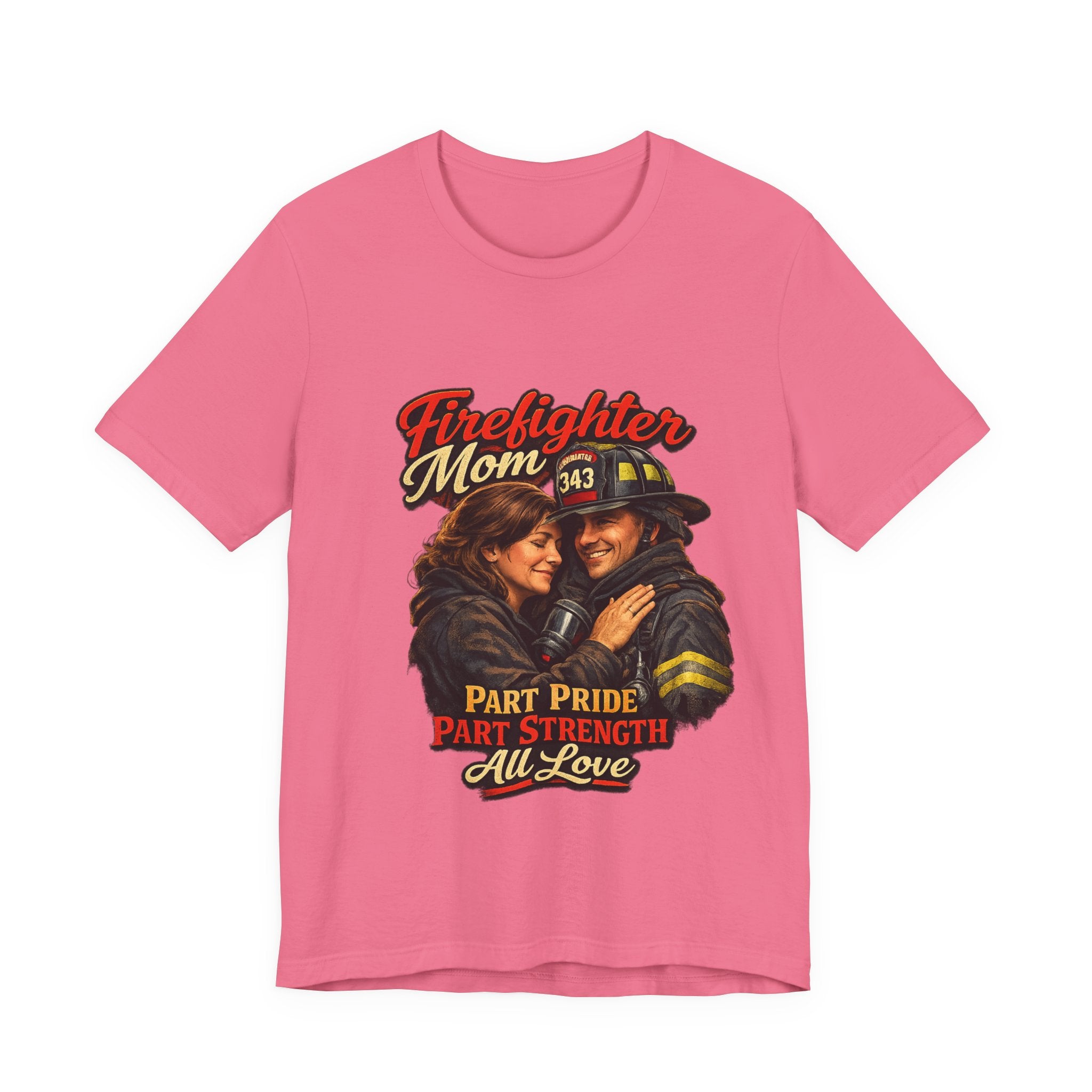 Firefighter Mom T-Shirt – "Part Pride, Part Strength, All Love" Support Tee