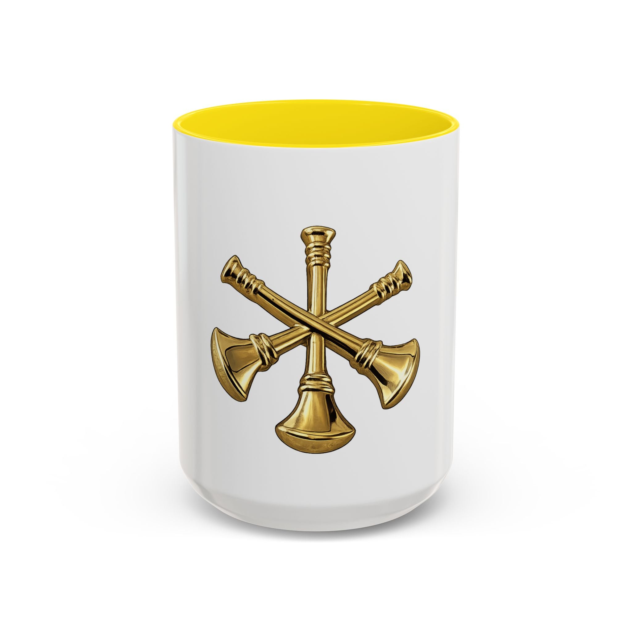 Fire Deputy Chief Accent Coffee Mug — Fire Division Chief Rank Graphic (11/15oz)