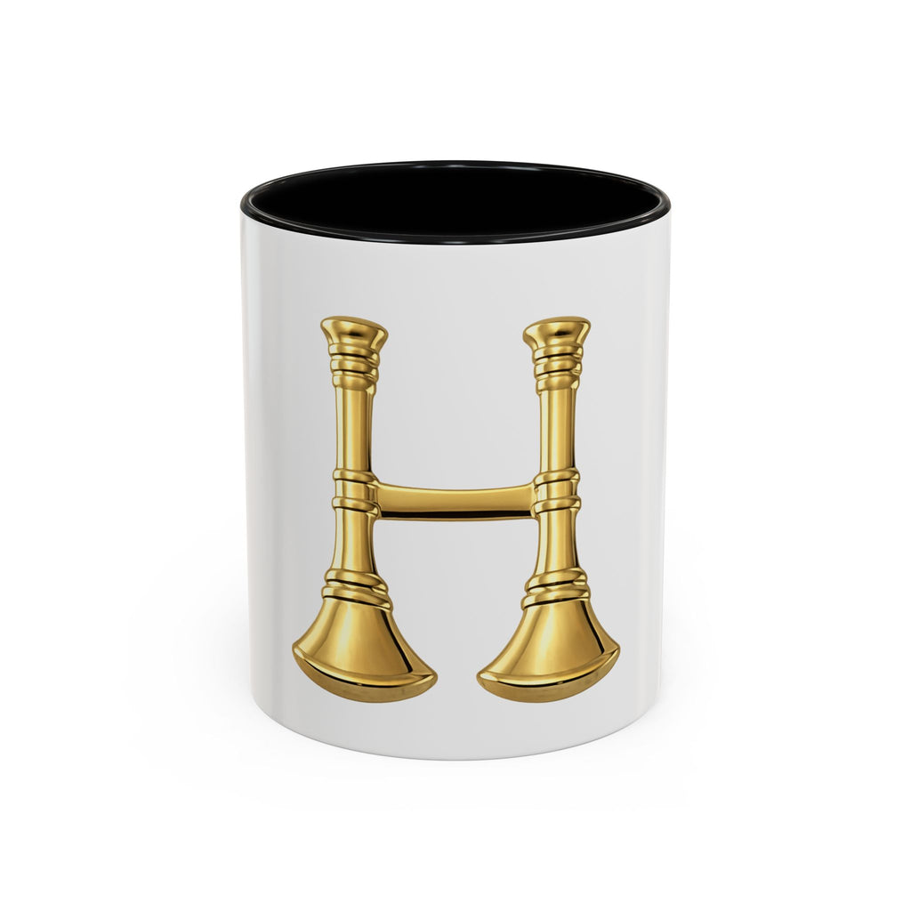 Fire Captain Accent Coffee Mug — Fire Captain Rank Emblem (11/15 oz)