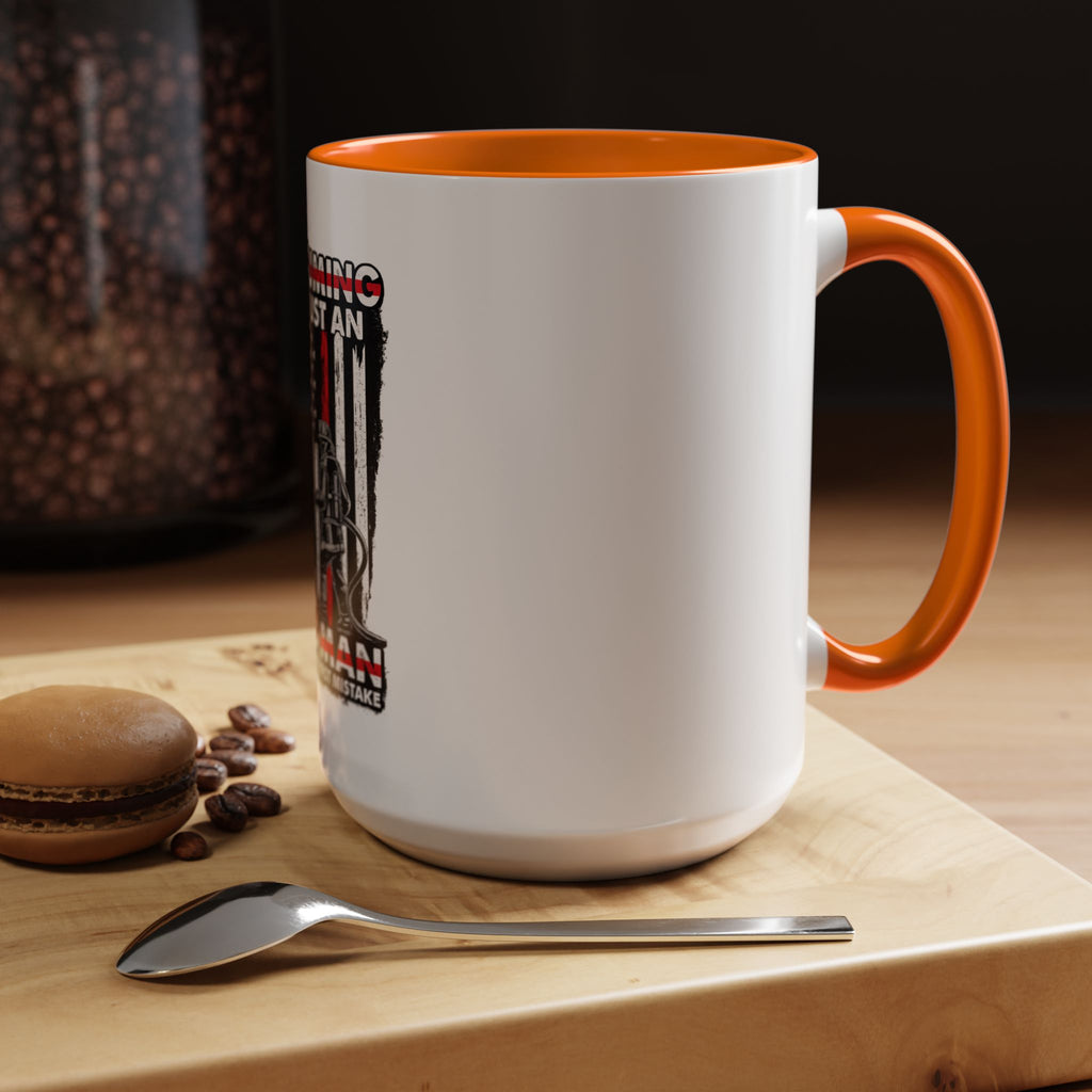 Coffee Mug - "Assuming I'm Just An Old Man" Firefighter Tribute Accent Mug (11/15oz)